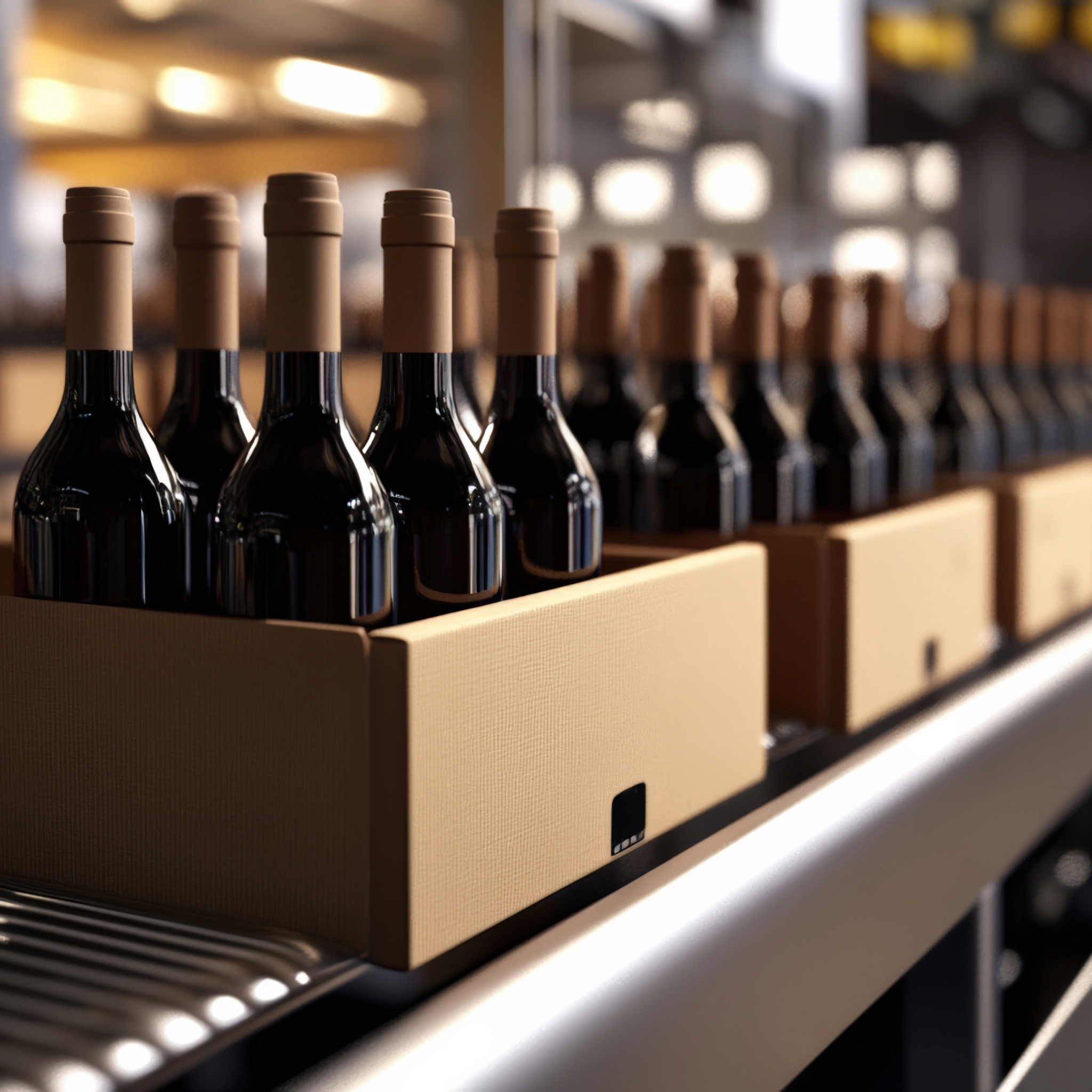 Transporte de Botellas de Vino