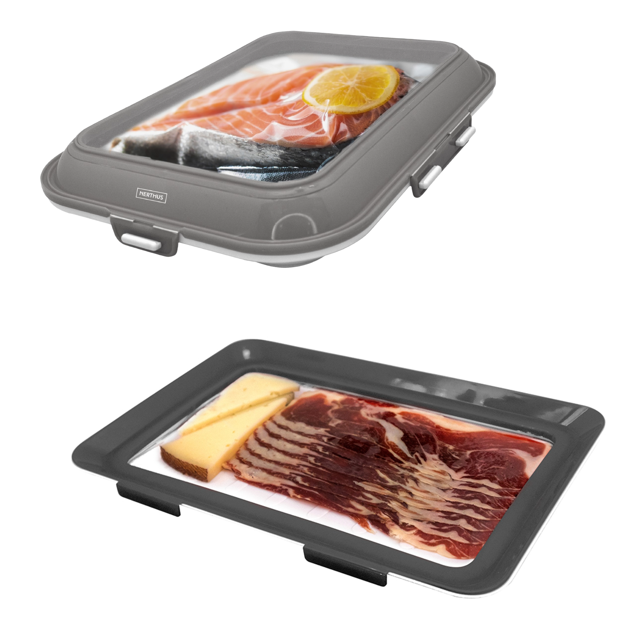 Bandeja de Alimentos al Vacío Simple,Doble