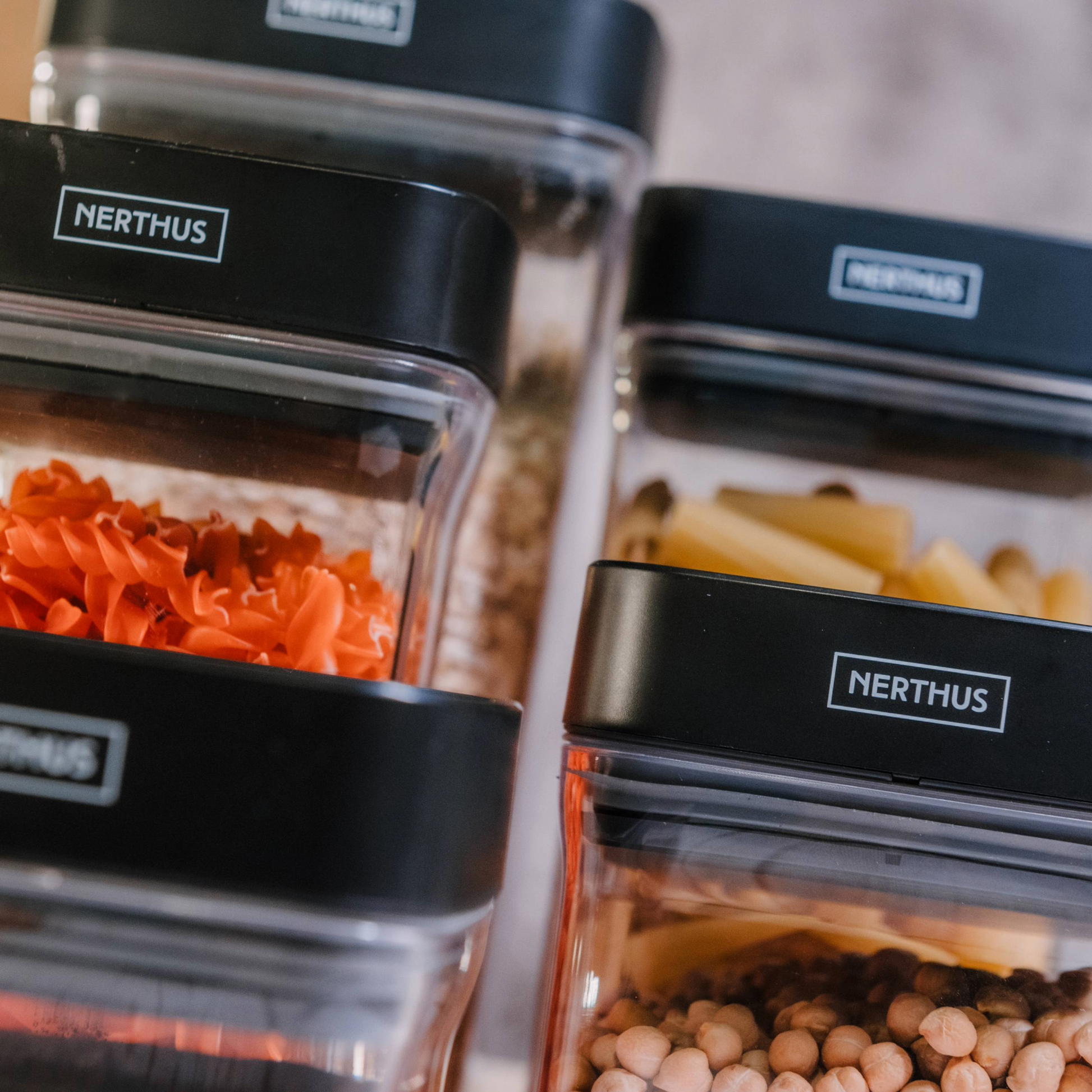 Bote Hermético al Vacío 320 ml,500 ml,900 ml,1200 ml,2000 ml