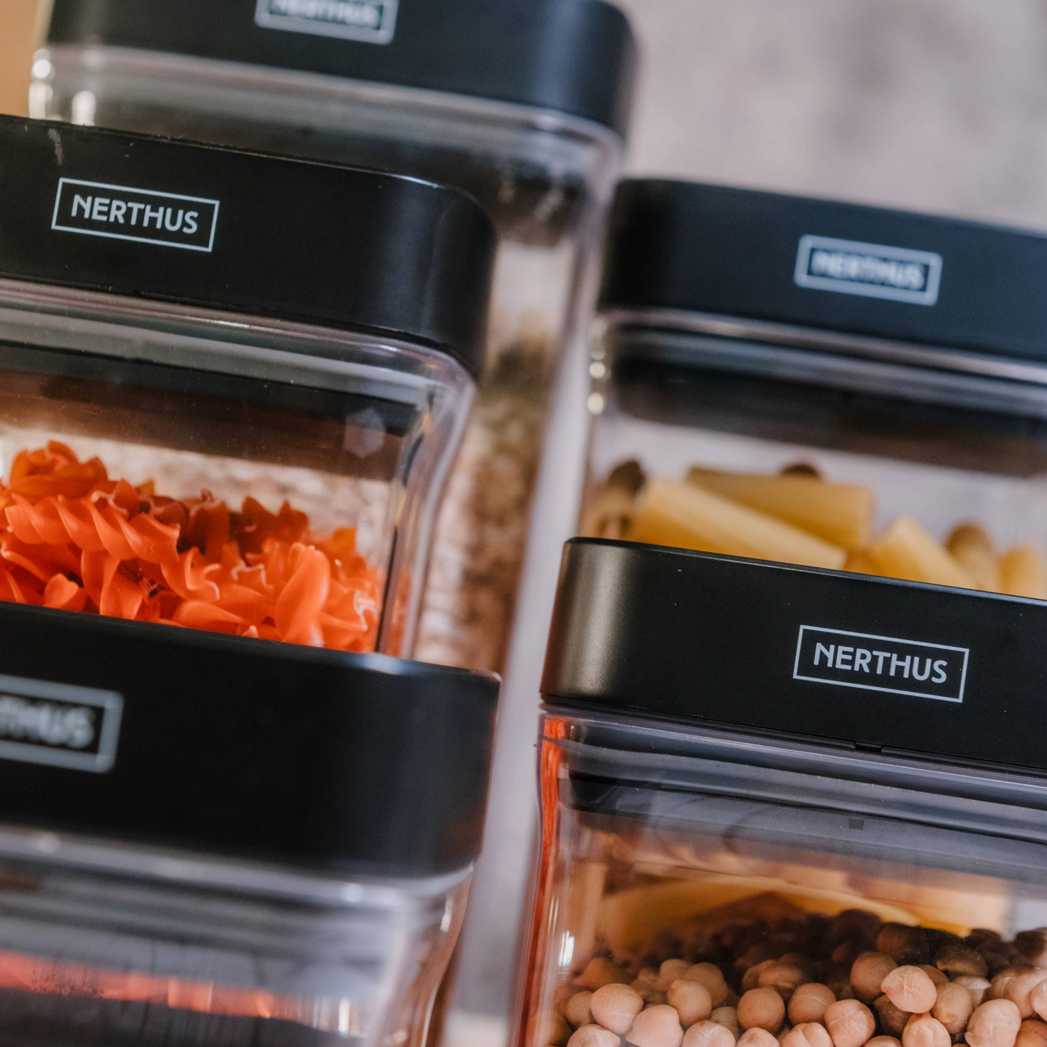 Bote Hermético al Vacío 320 ml,500 ml,900 ml,1200 ml,2000 ml