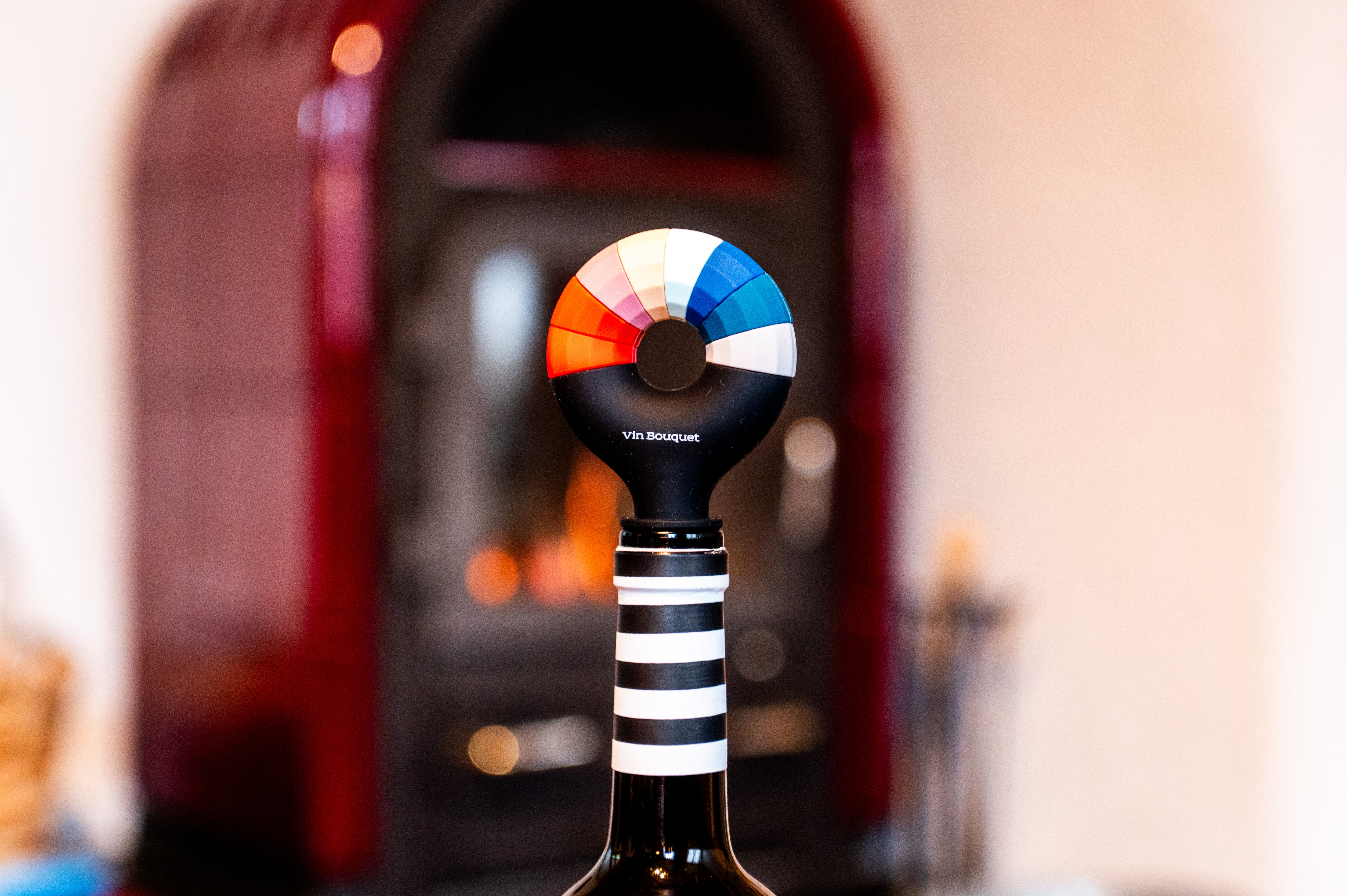 Tapón para botella con marcacopas