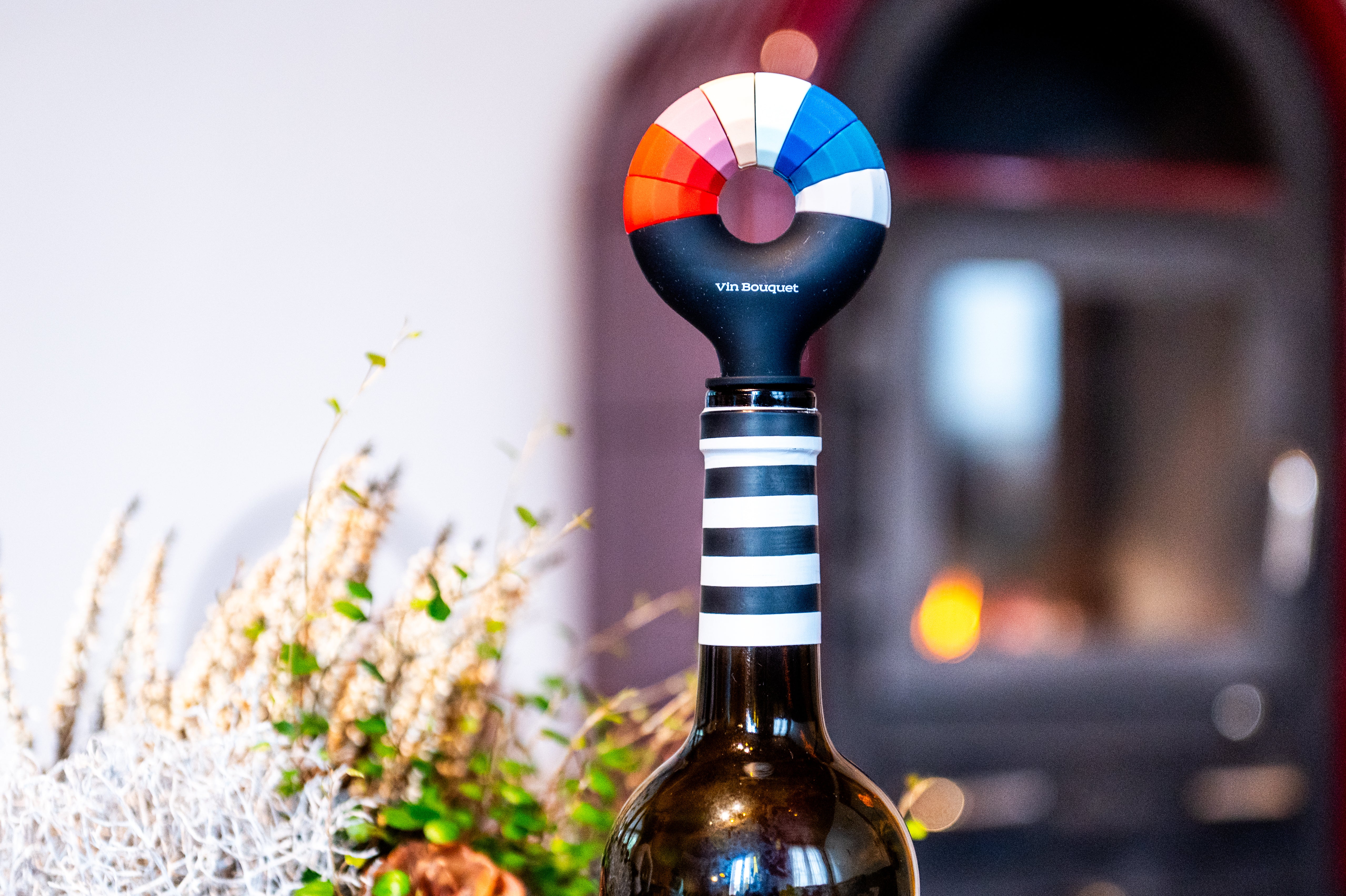 Tapón para botella con marcacopas