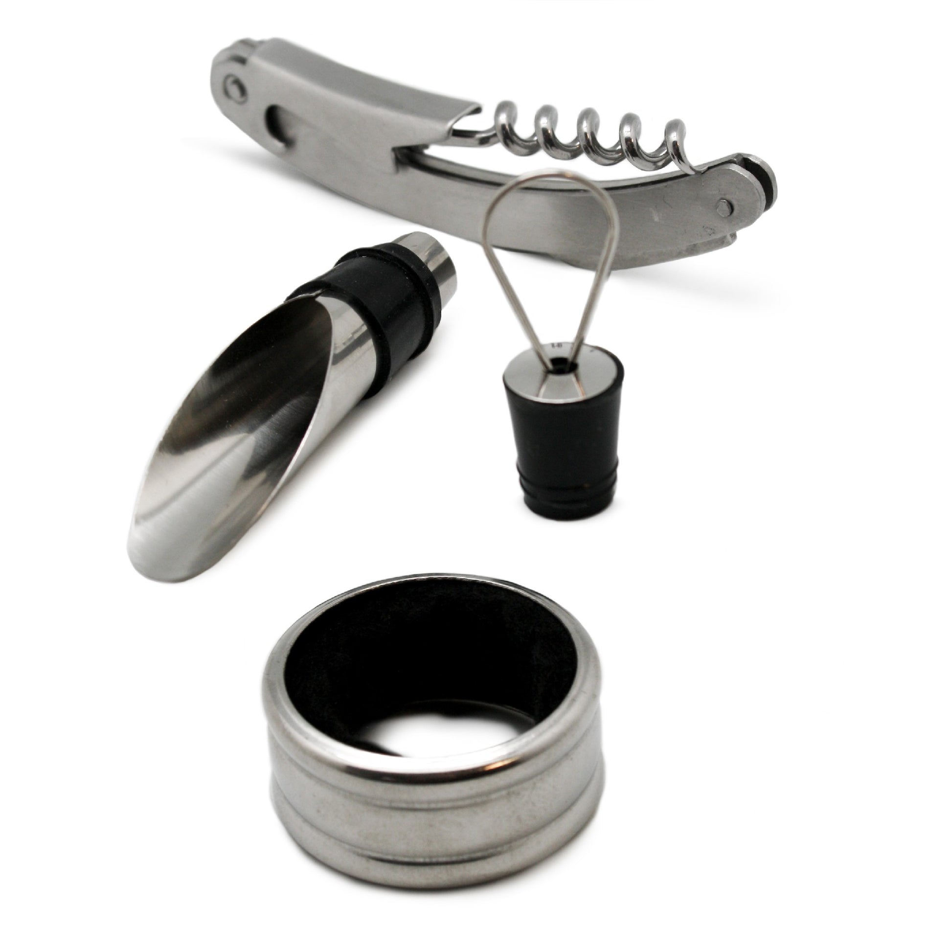 Set Regalo de Vino – Estuche Botella con Descorchador y Tapón