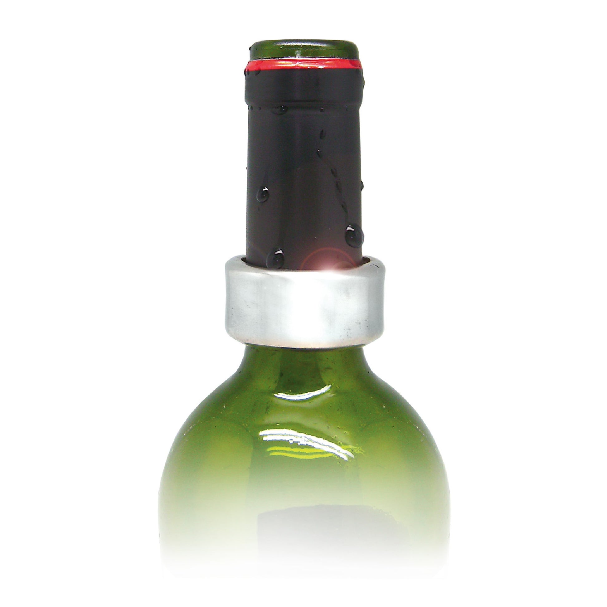 Set de Anillas Antigoteo Plateadas para Vino