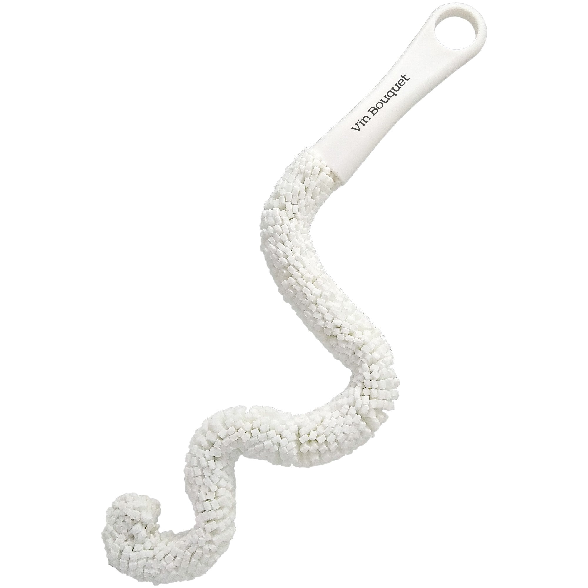 Cepillo limpiador blanco para decantador flexible