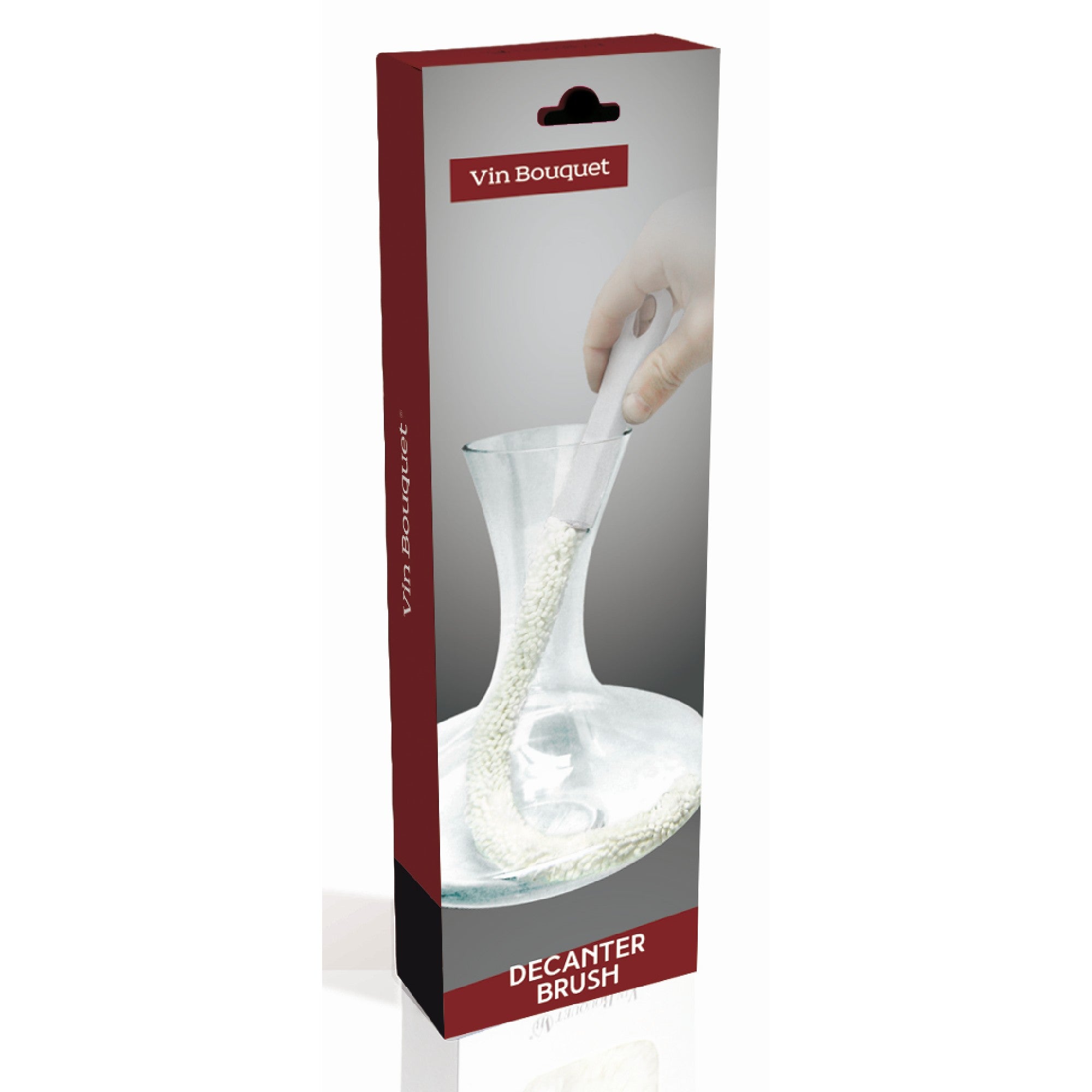 Cepillo limpiador blanco para decantador flexible