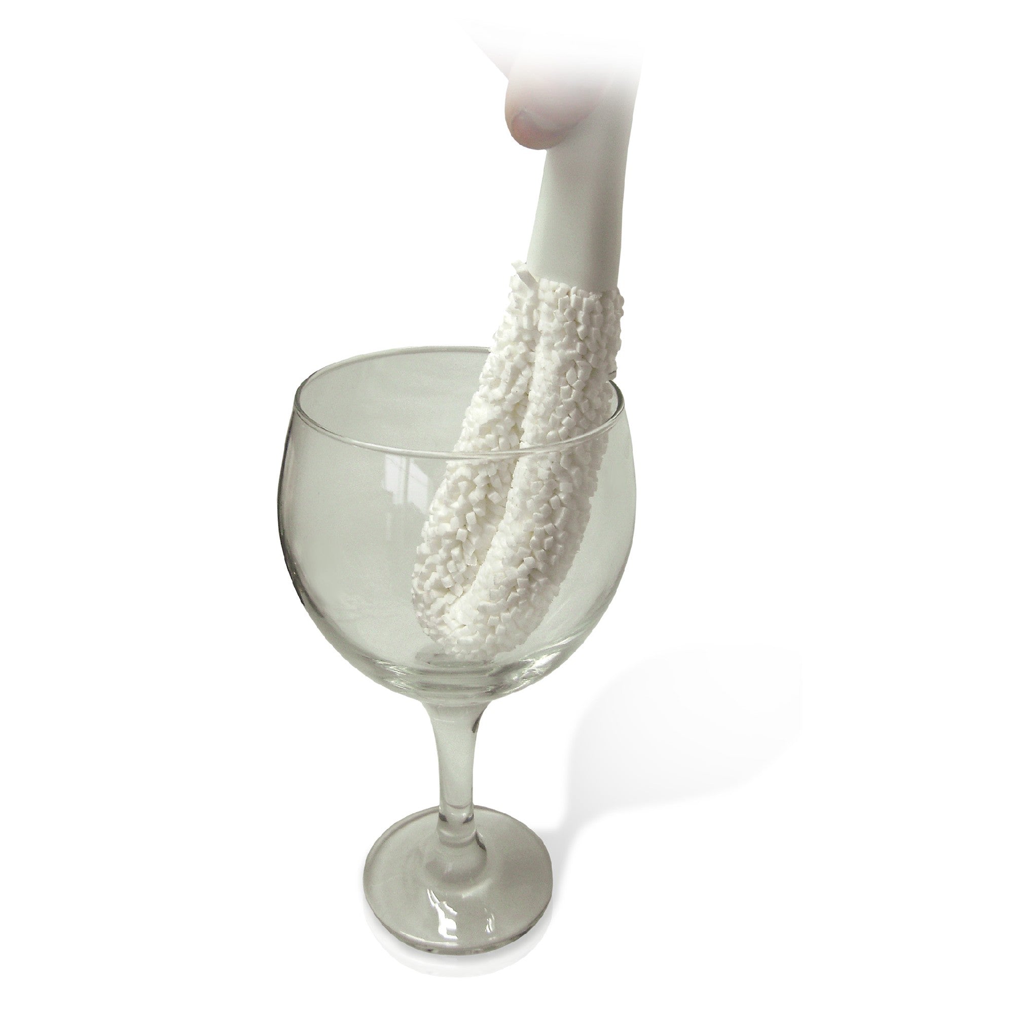 Cepillo limpiador para copas y vasos de cristal