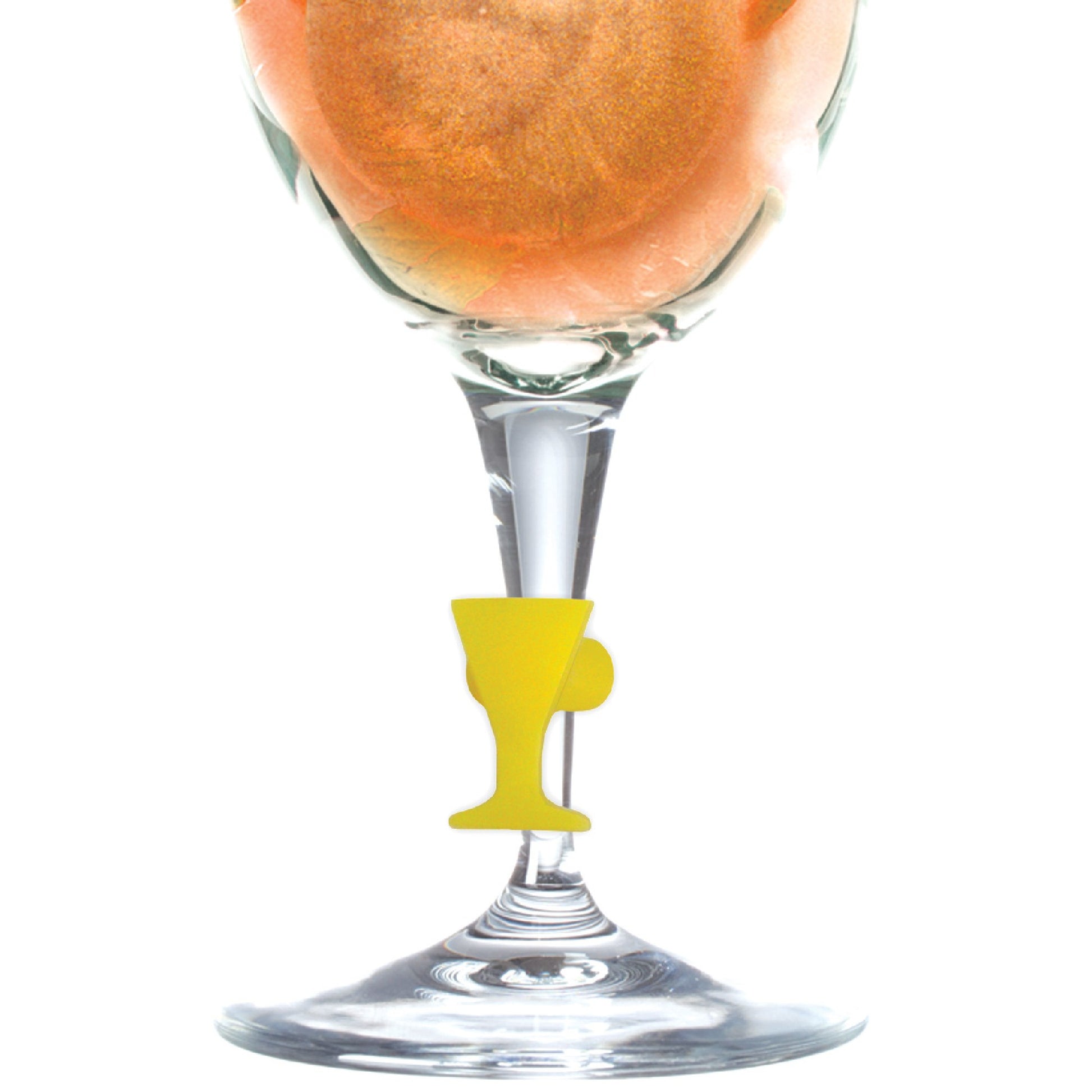 Set de 8 marcacopas de silicona surtidos Flamencos,Peces,Copas,Coralino,Emojis