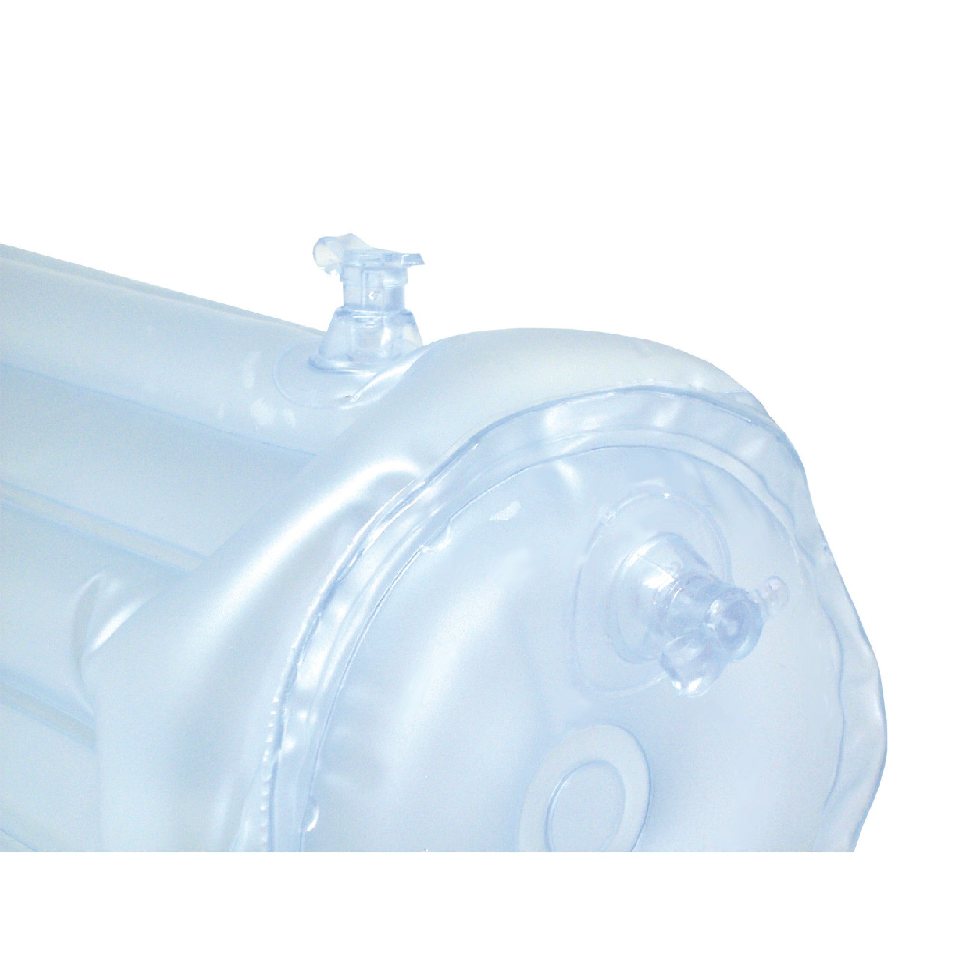 Protector hinchable para botellas deviaje