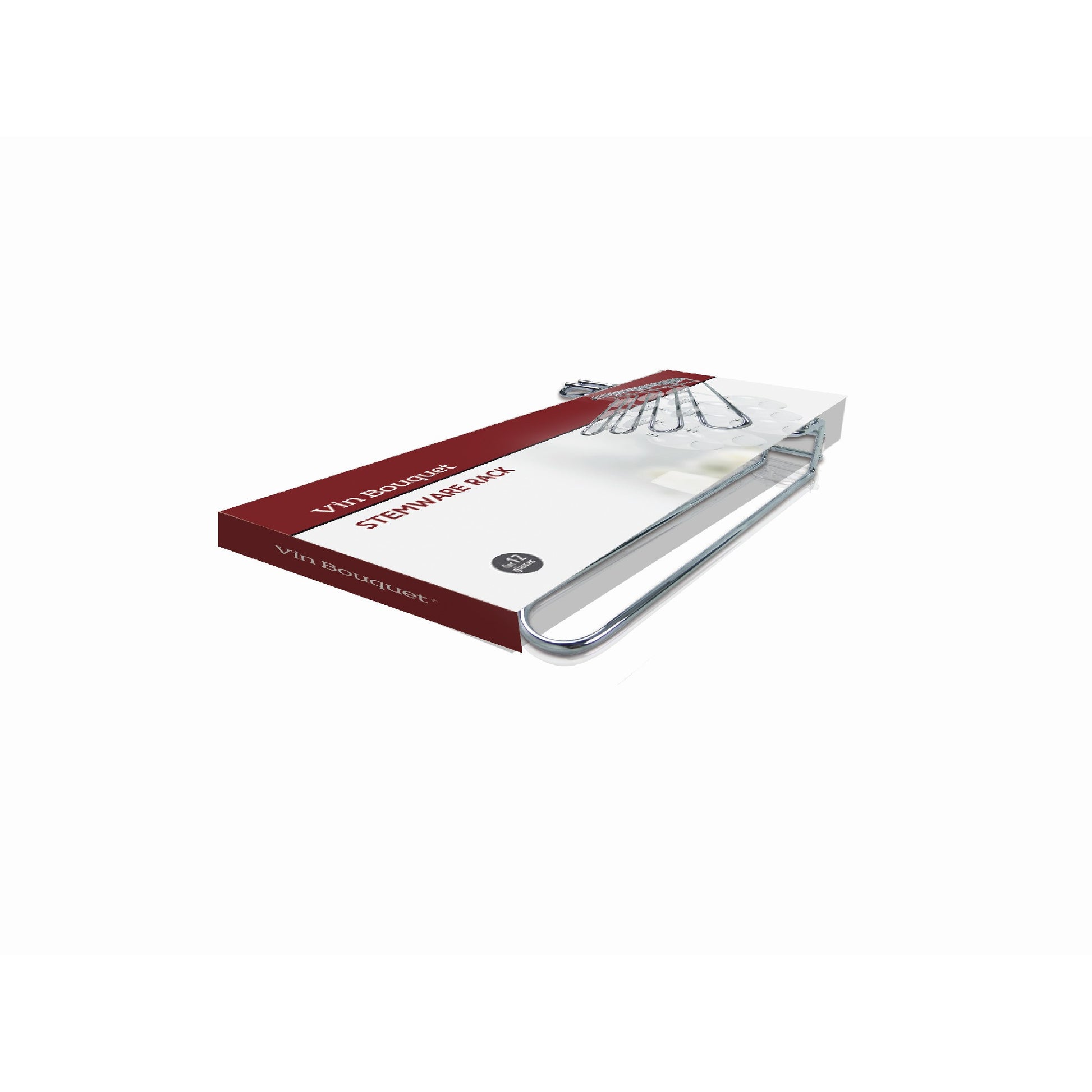 Soporte para copas de acero inoxidable para 12 unidades