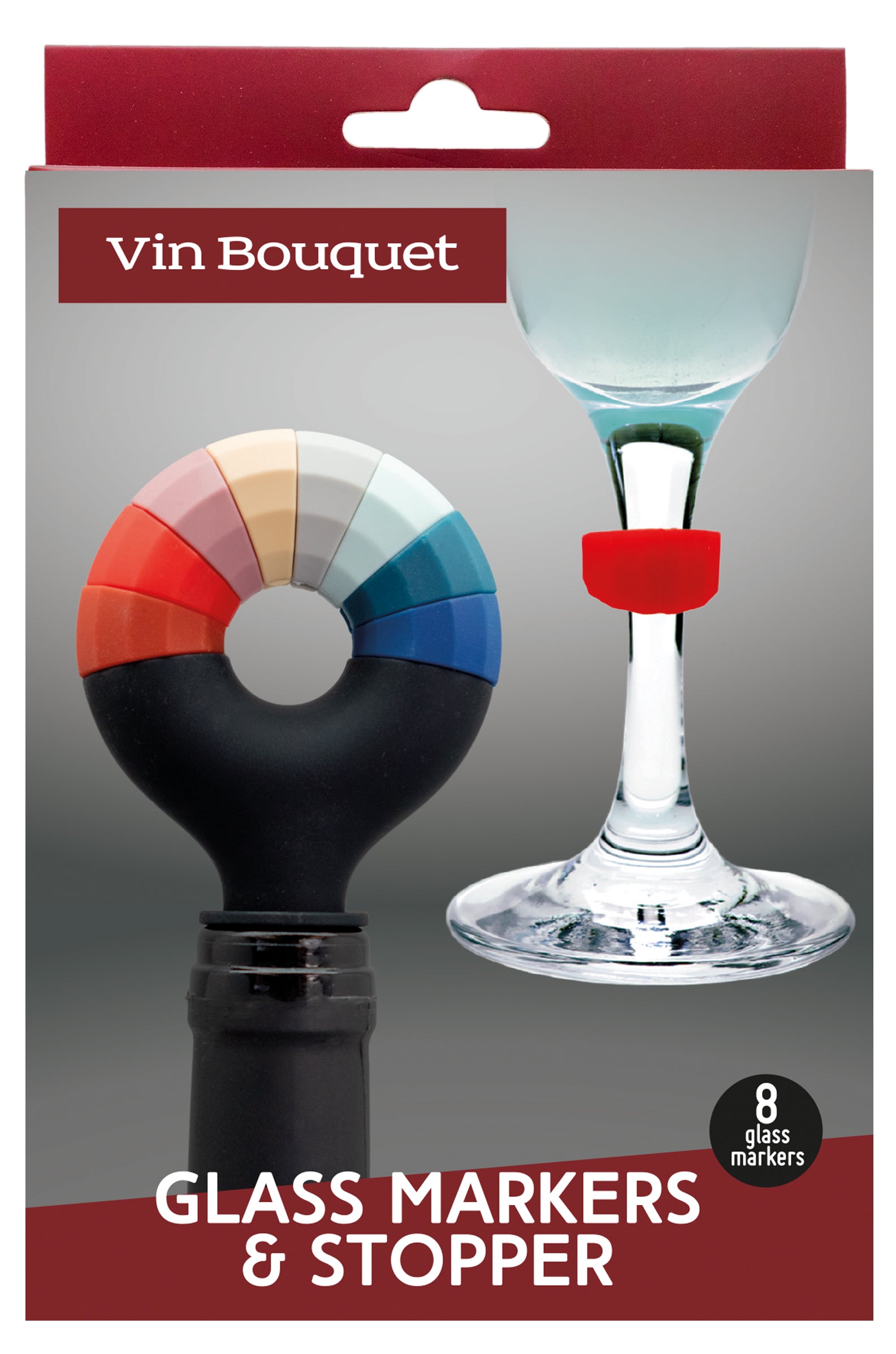 Tapón para botella con marcacopas