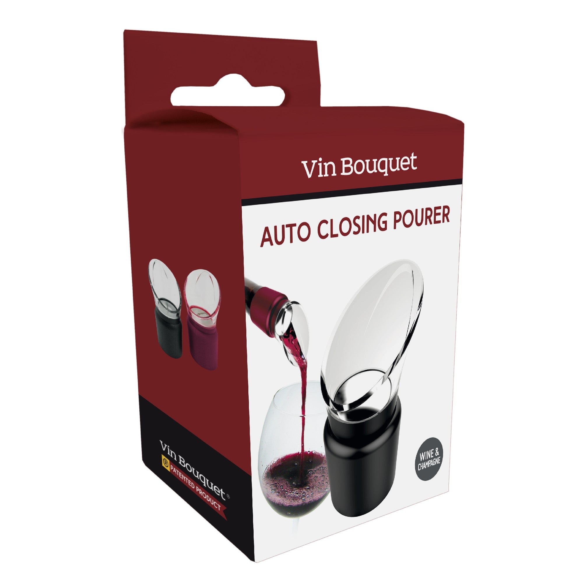 Tapón vertedor antigoteo con cierre automático 2 uds