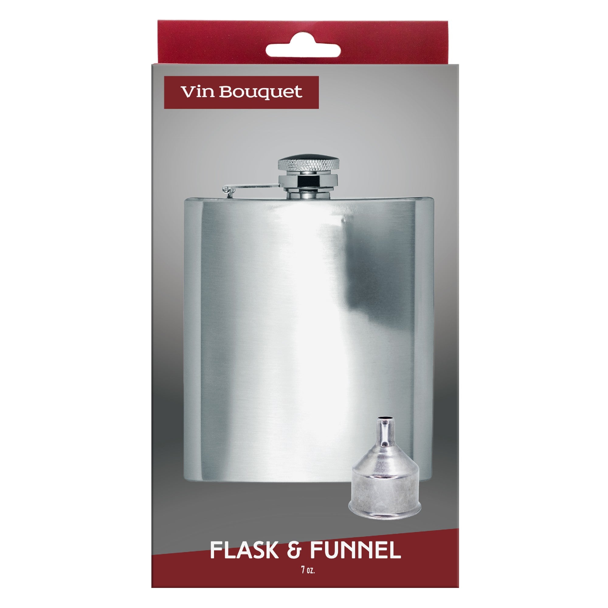 Petaca con embudo 6 OZ / Madera,7 OZ / Inox,8 OZ / Madera-Negro,8 OZ / Corcho,8 OZ / Cuadro Escoces,8 OZ / Piel