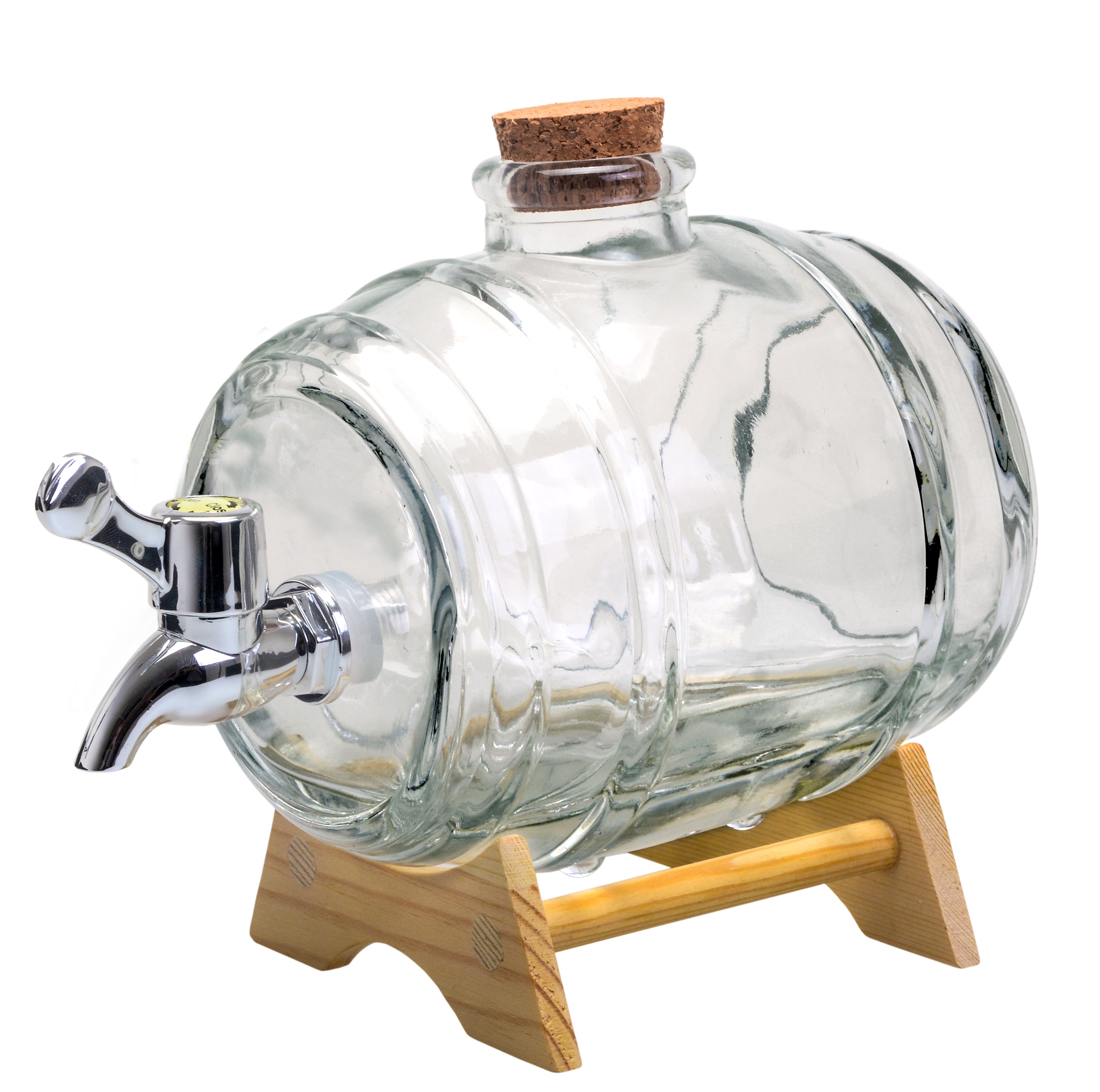 Barril dispensador de licor de cristal – 1 litro