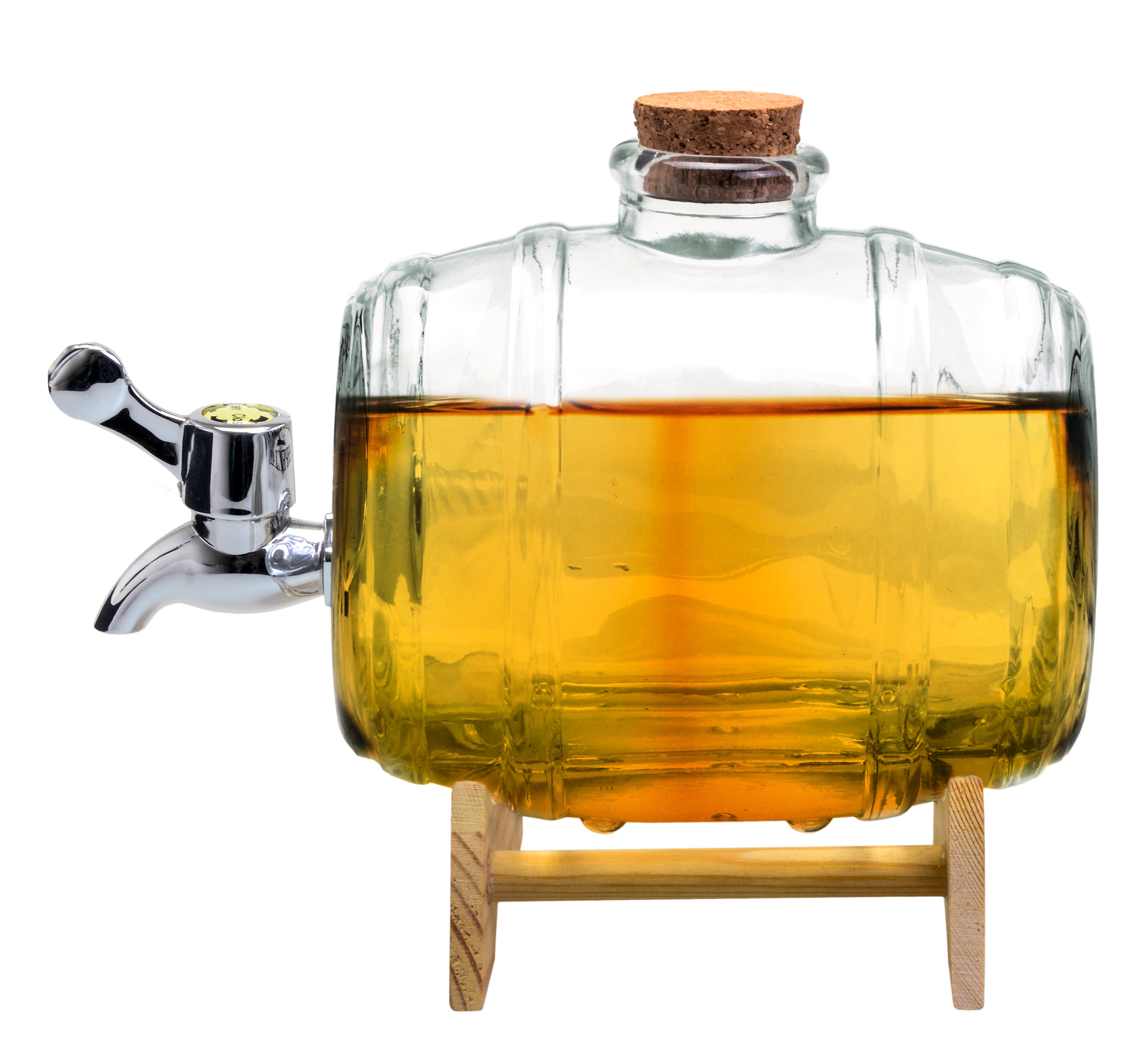 Barril dispensador de licor de cristal – 1 litro