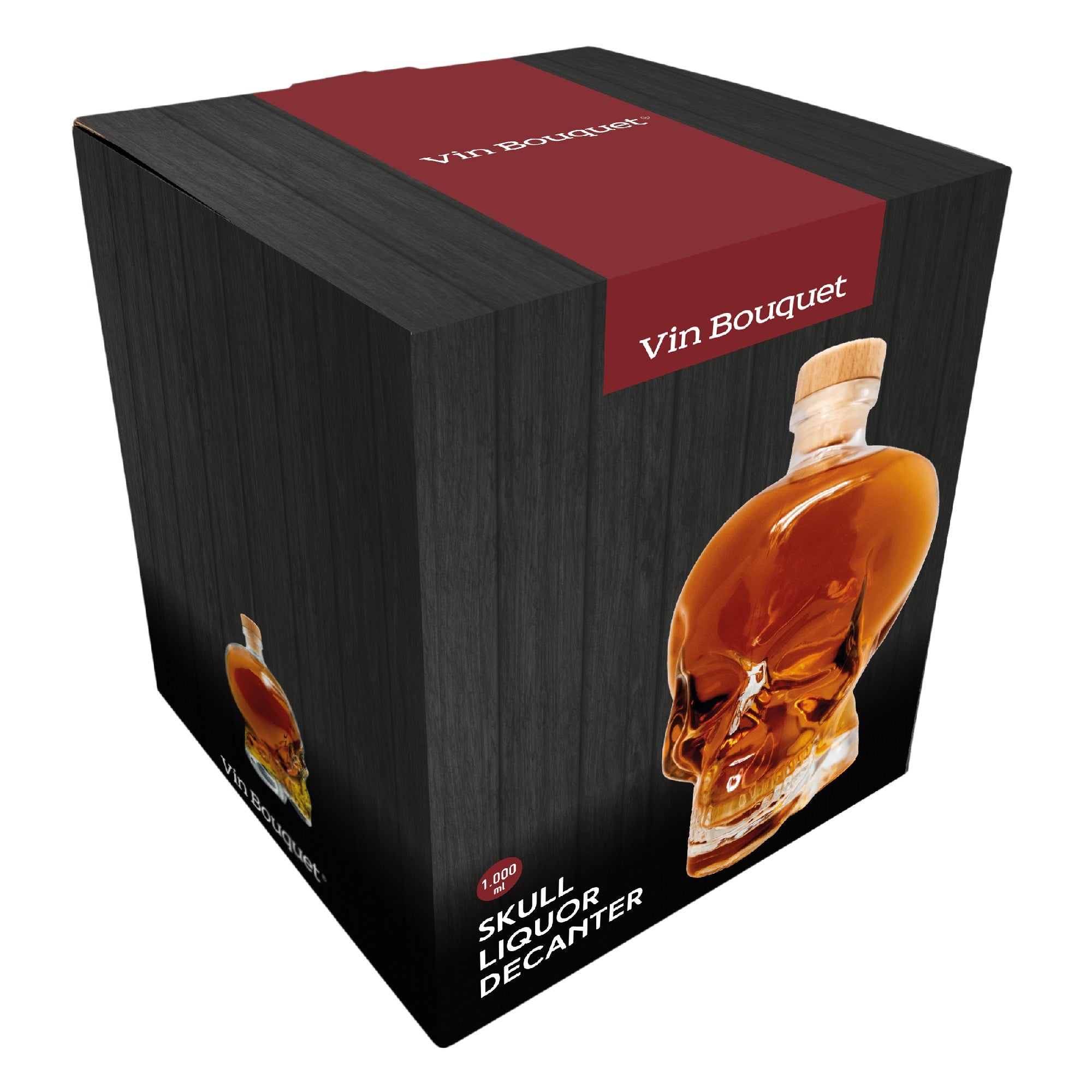 Decantador de Licor Calavera 1L – Cristal Elegante