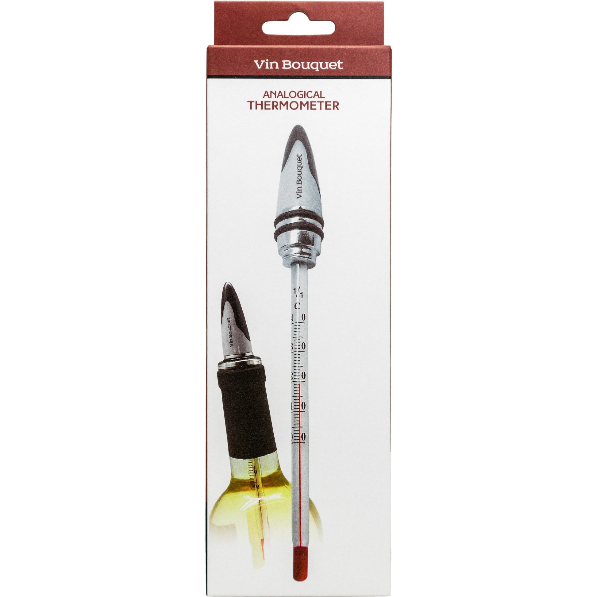 Termómetro analógico para vino