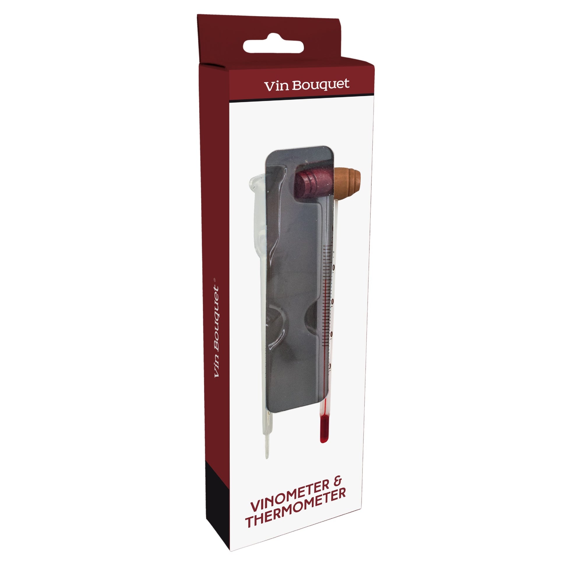 Set de vinómetro y termómetro