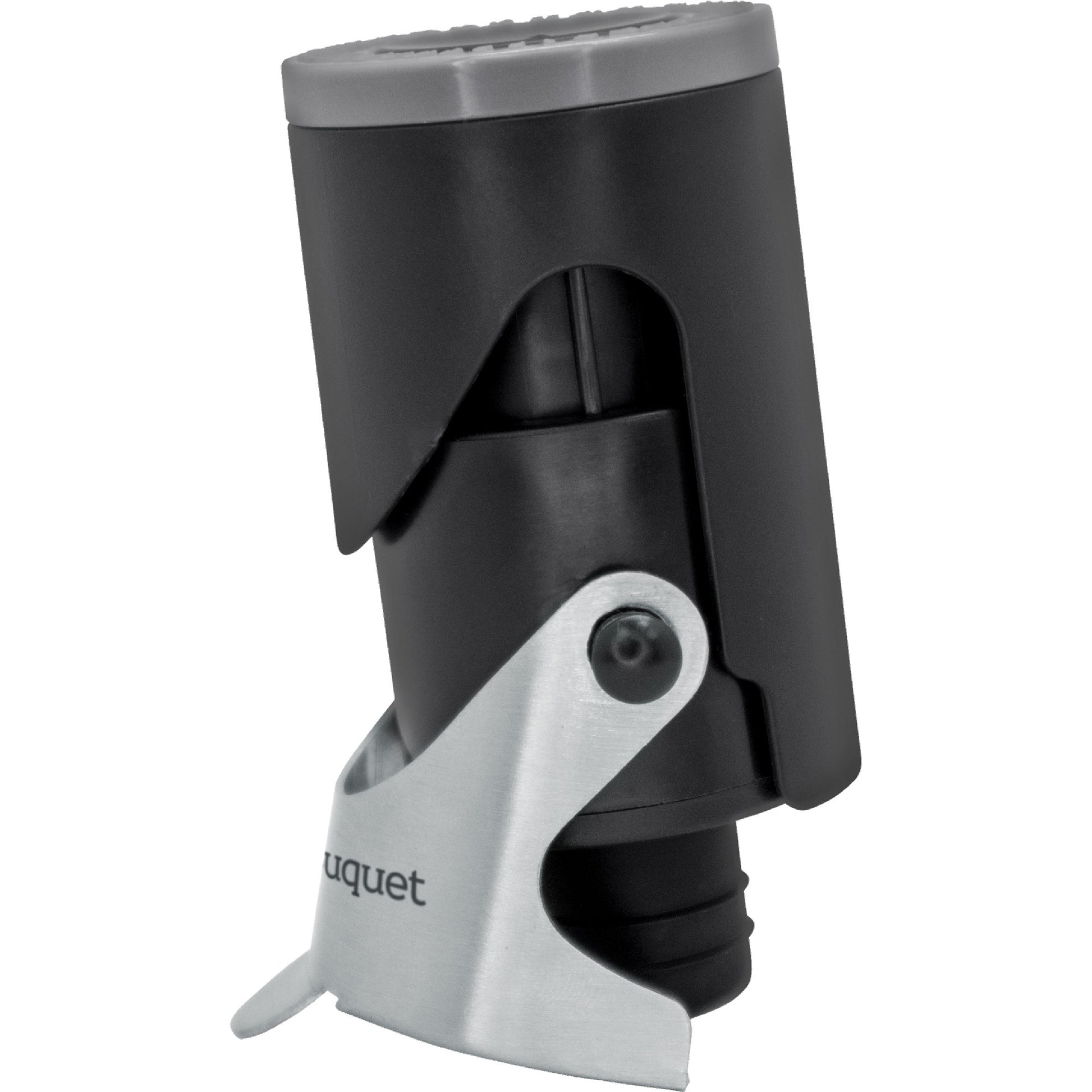 Tapón conservador de cava con indicador de sonido Plateado,Negro