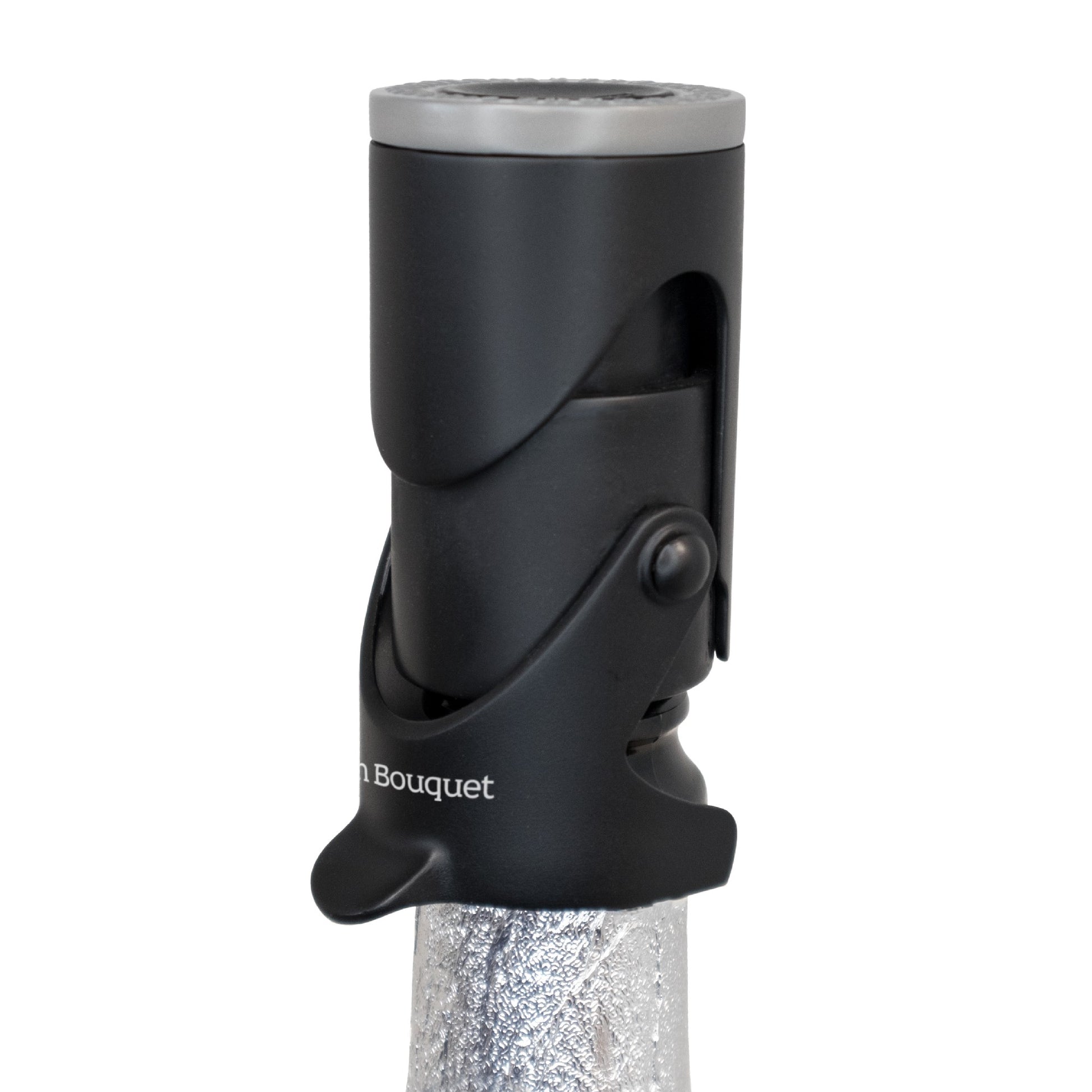 Tapón conservador de cava con indicador de sonido Plateado,Negro
