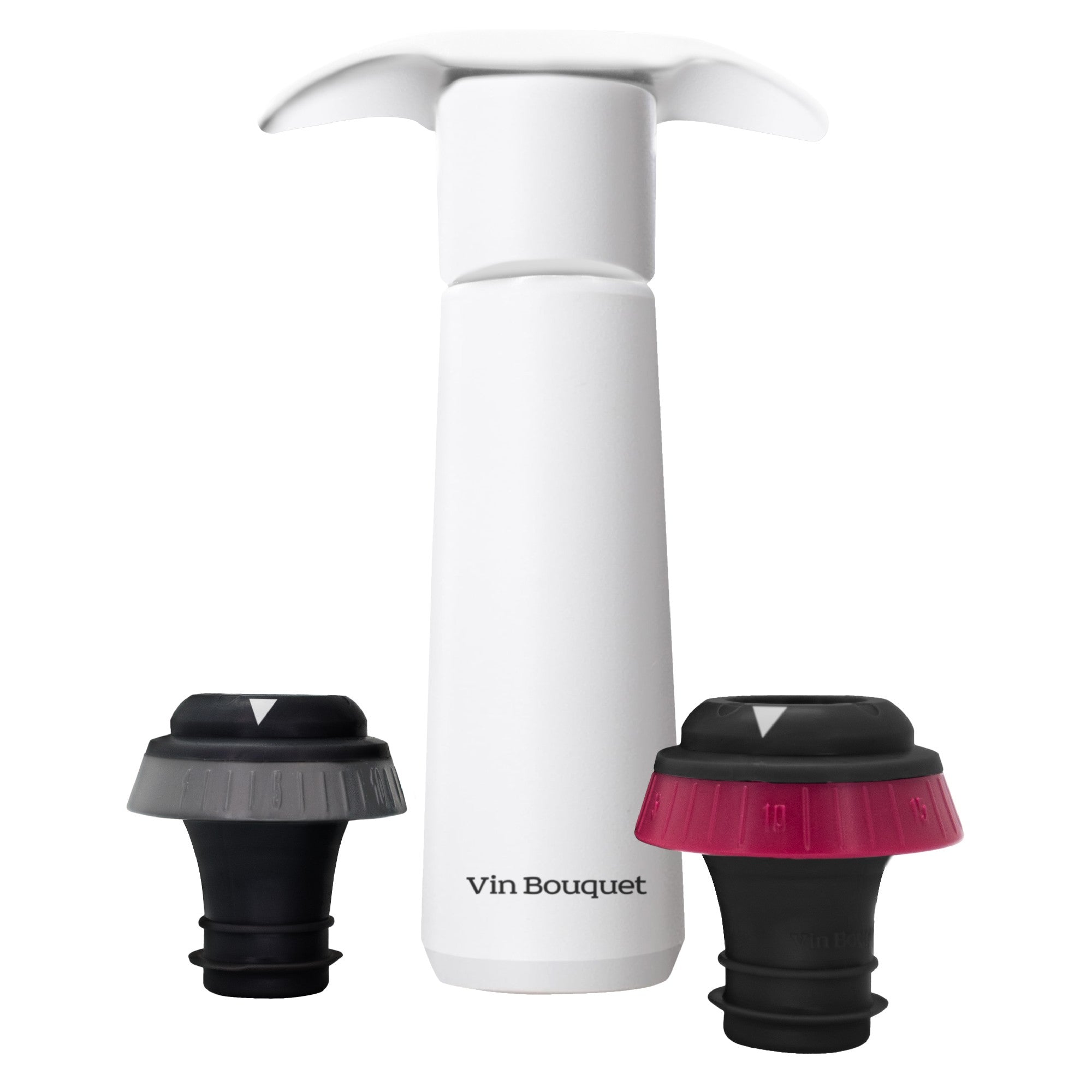 Bomba de Vacío Manual con Indicador de Sonido "Click" Blanco / 2 Tapones