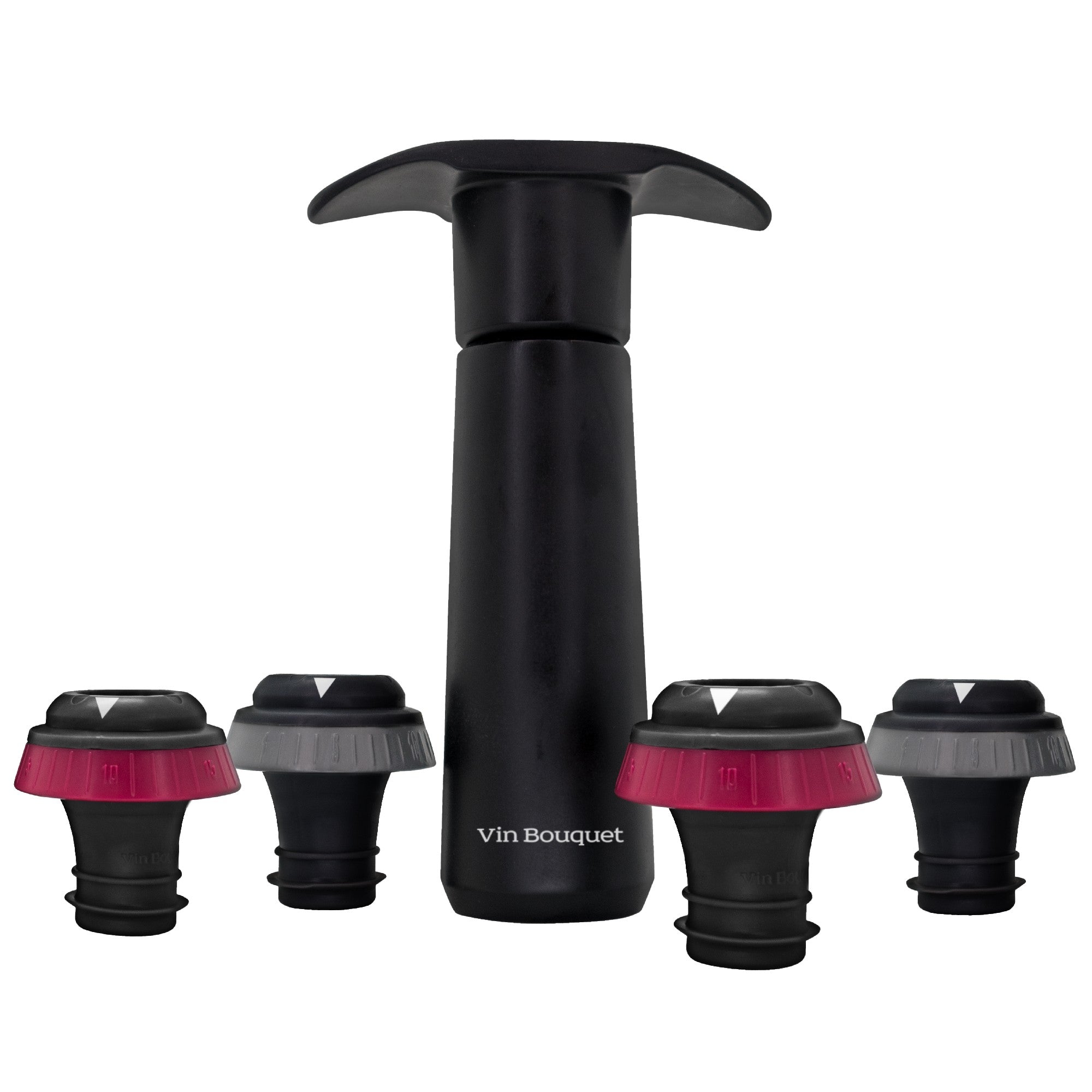 Bomba de Vacío Manual con Indicador de Sonido "Click" Negro / 4 Tapones