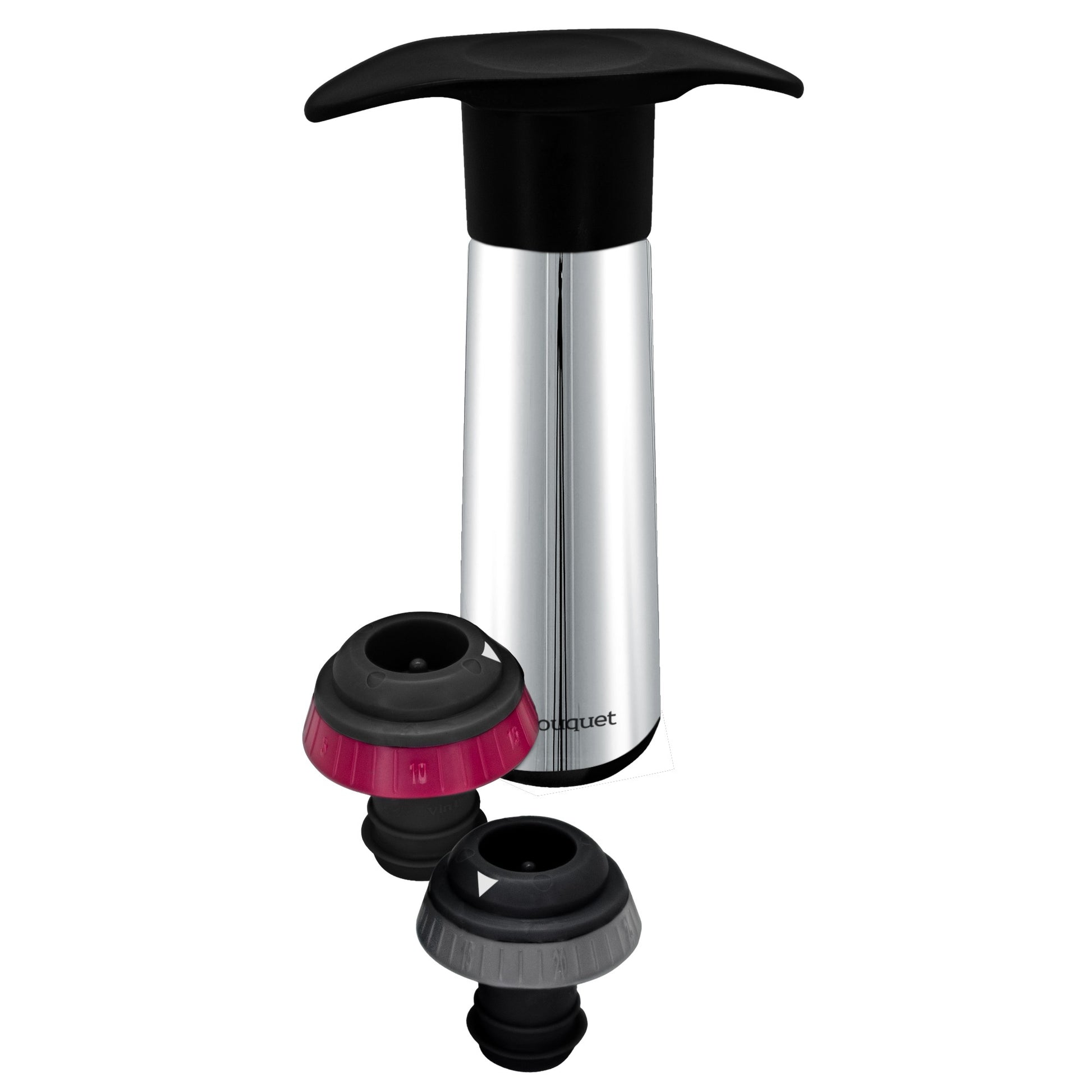 Bomba de Vacío Manual con Indicador de Sonido "Click" Negro / 2 Tapones,Negro / 4 Tapones,Blanco / 2 Tapones,Plateado / 2 Tapones