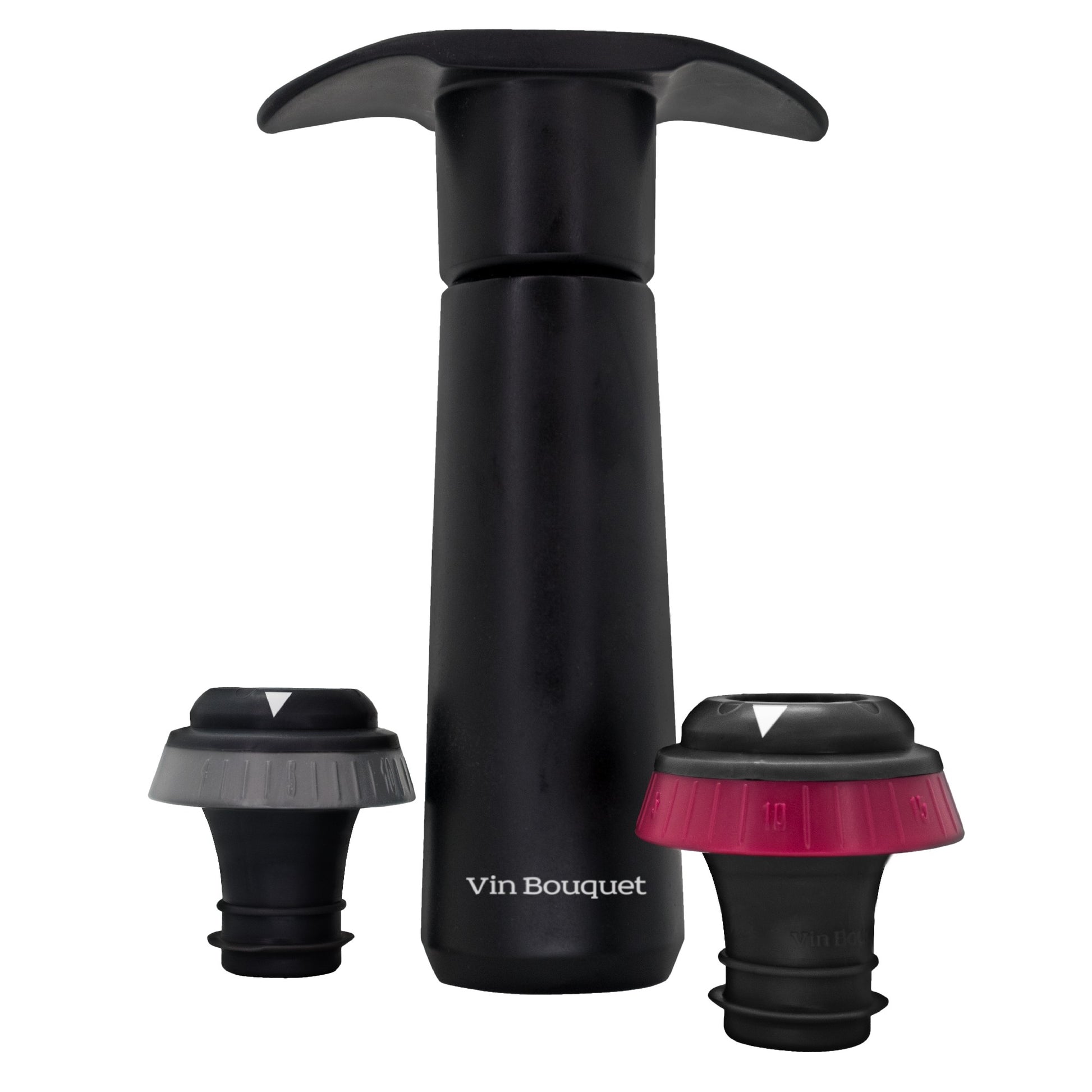 Bomba de Vacío Manual con Indicador de Sonido "Click" Negro / 2 Tapones