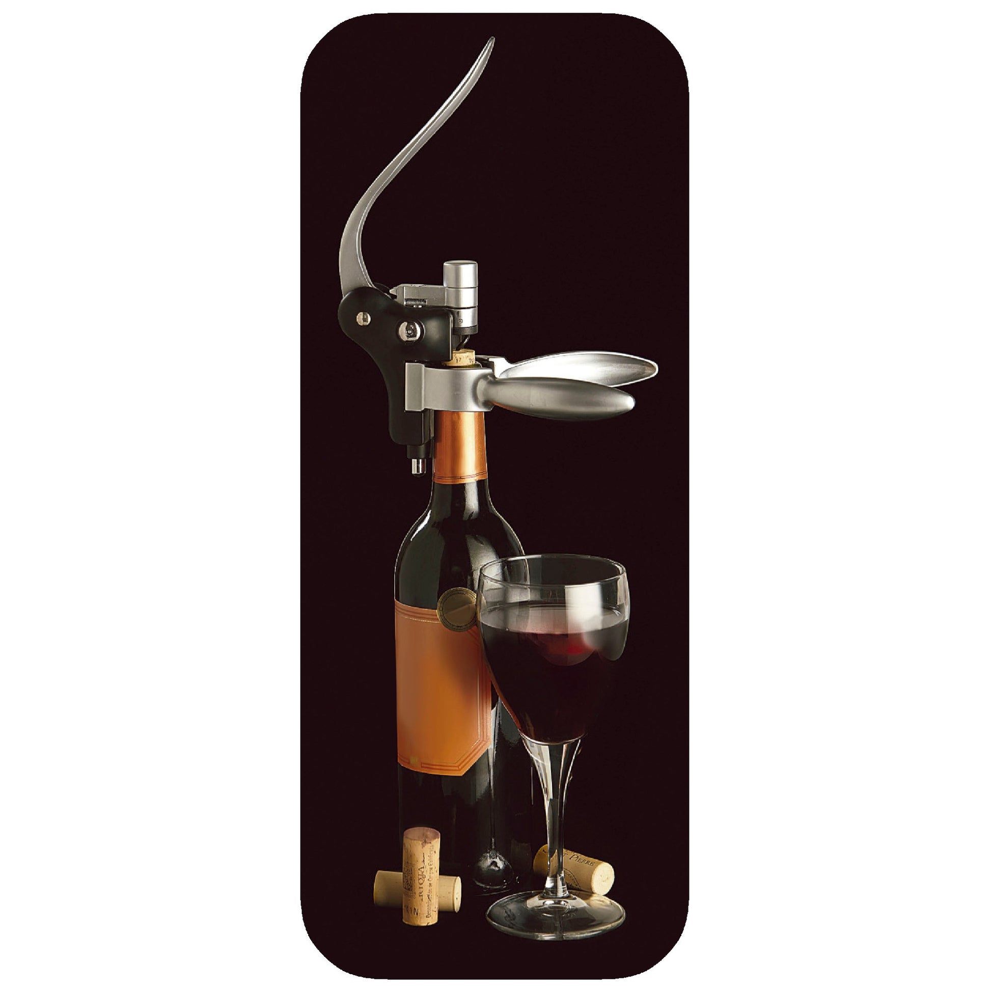 Sacacorchos de palanca con base