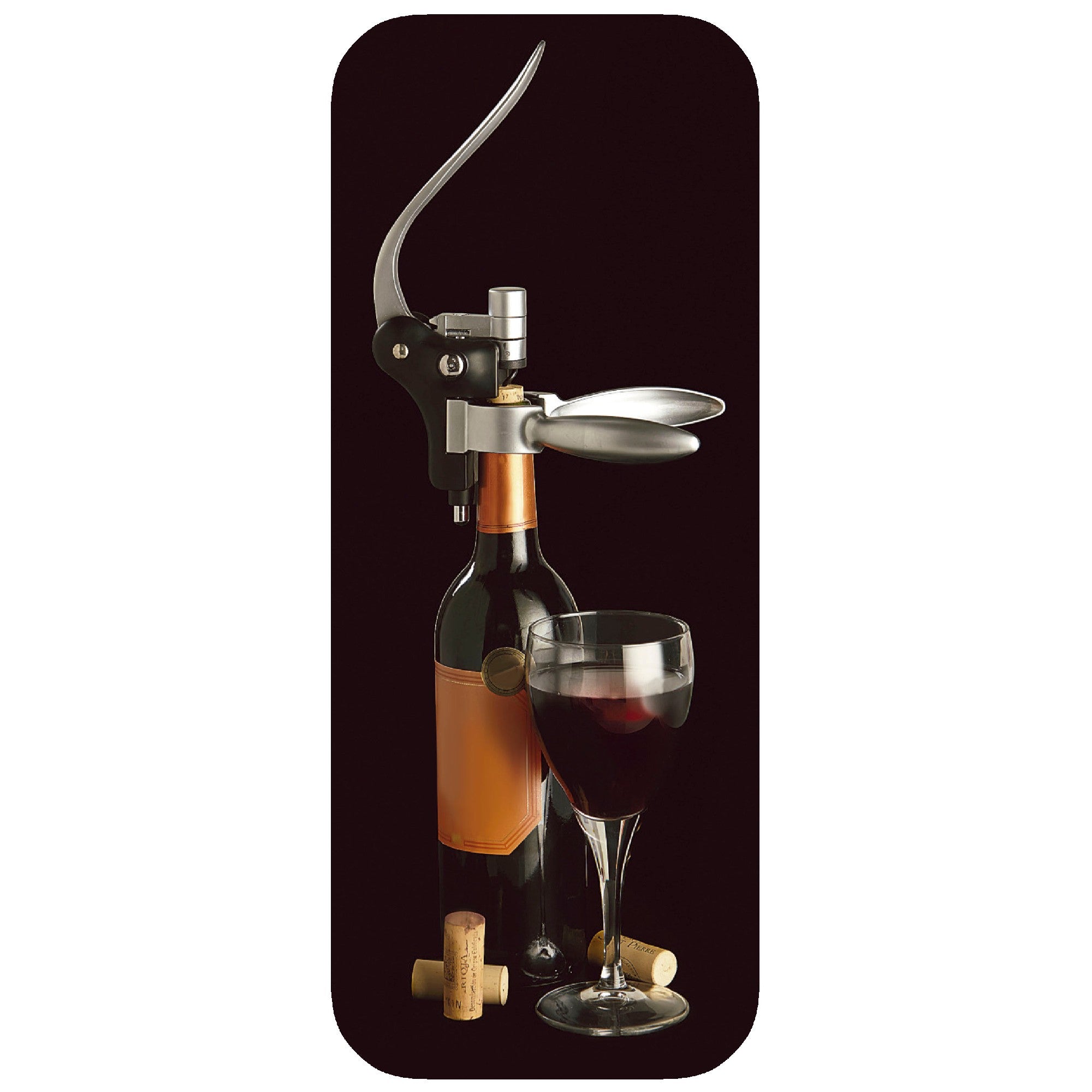 Sacacorchos de palanca con base