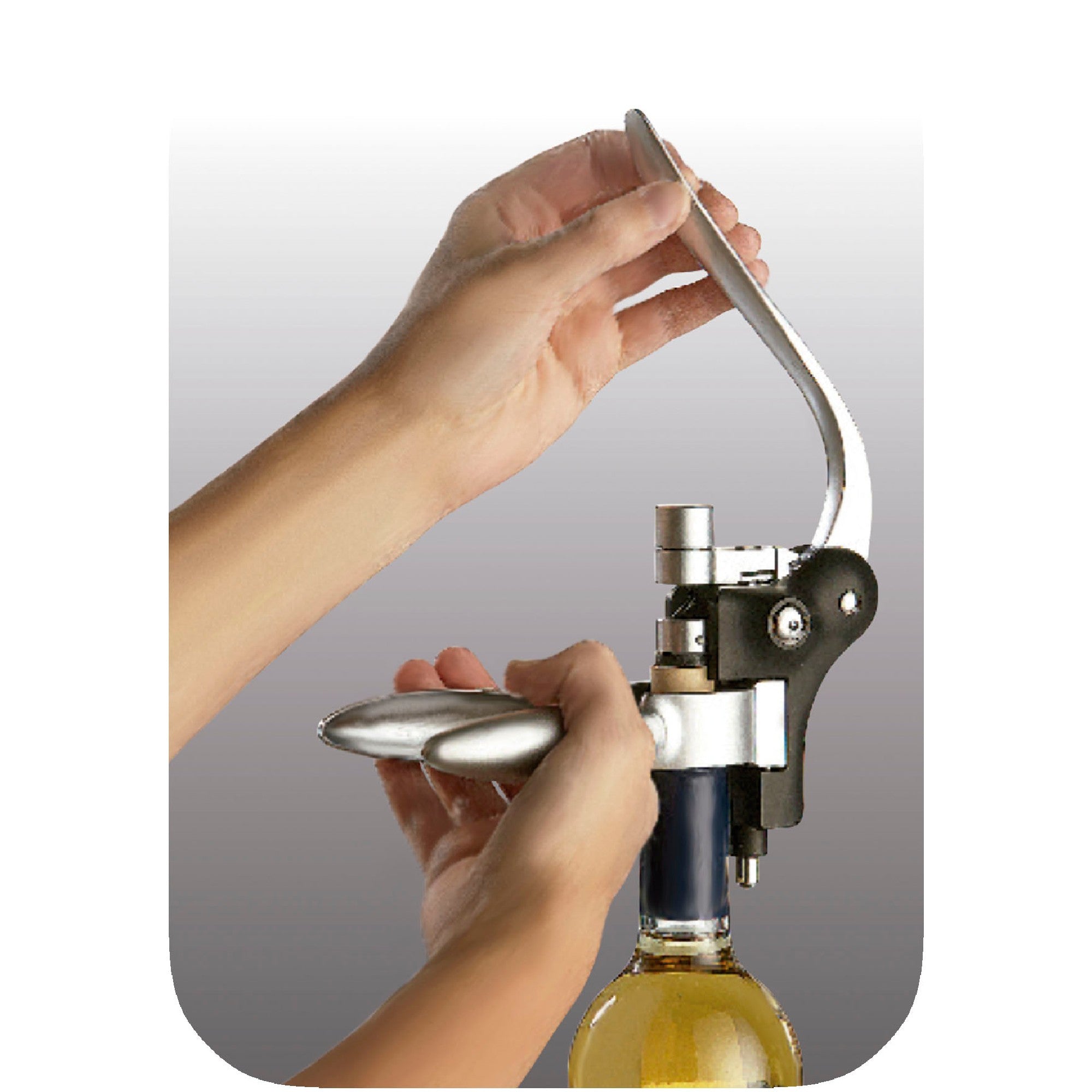 Sacacorchos de palanca con base