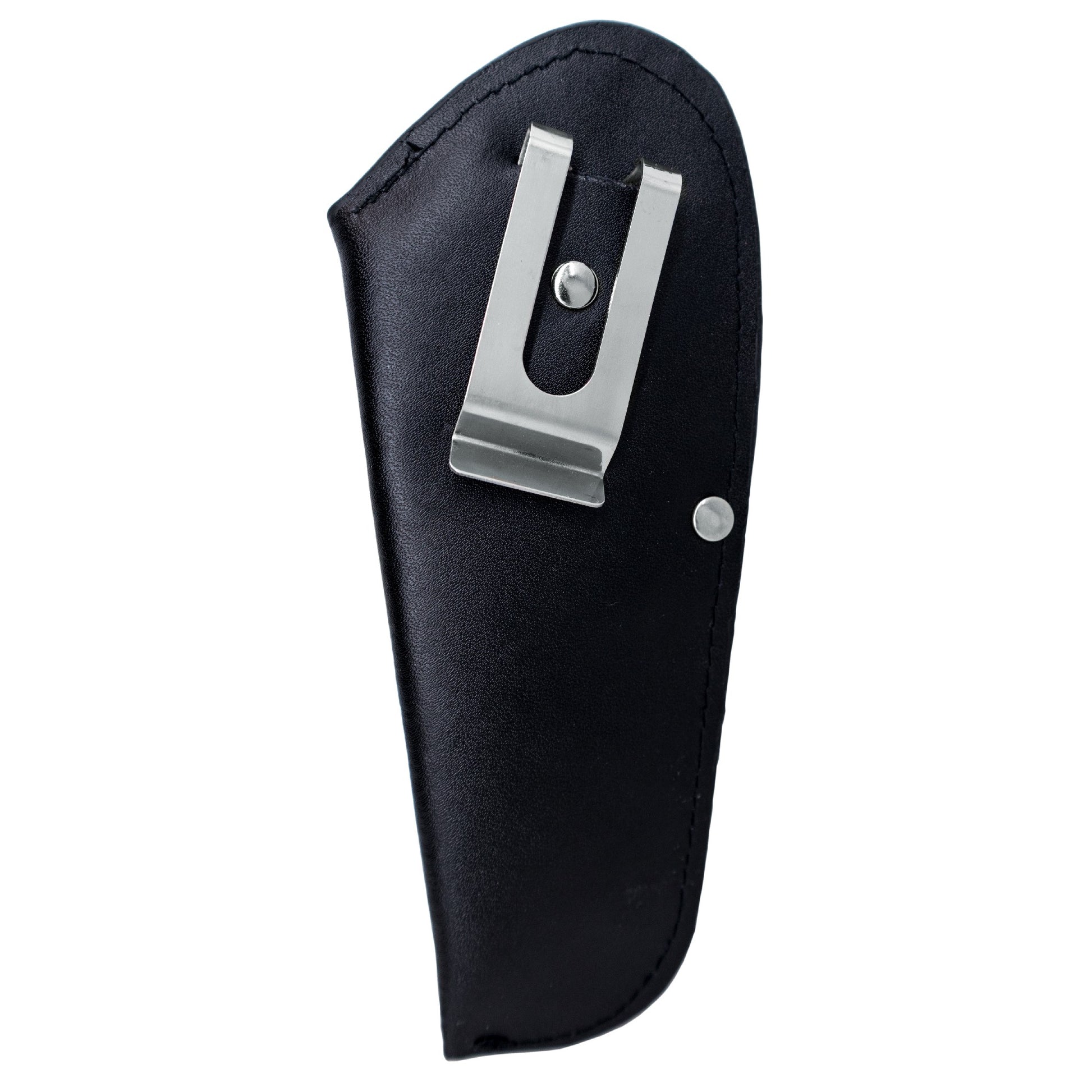 Funda de piel para sacacorchos con clip metálico