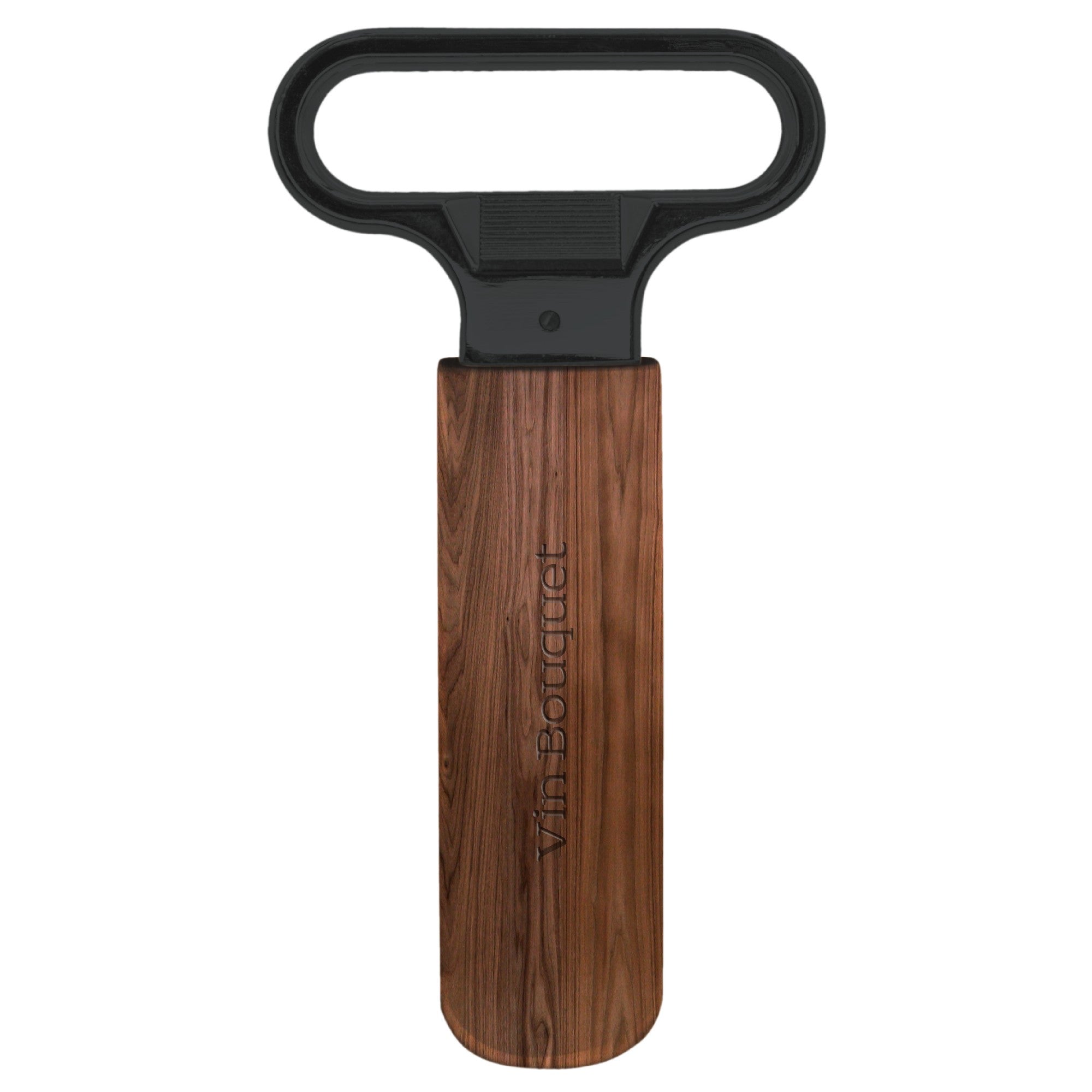 Sacacorchos mayordomo de láminas Madera-Negro,Plateado