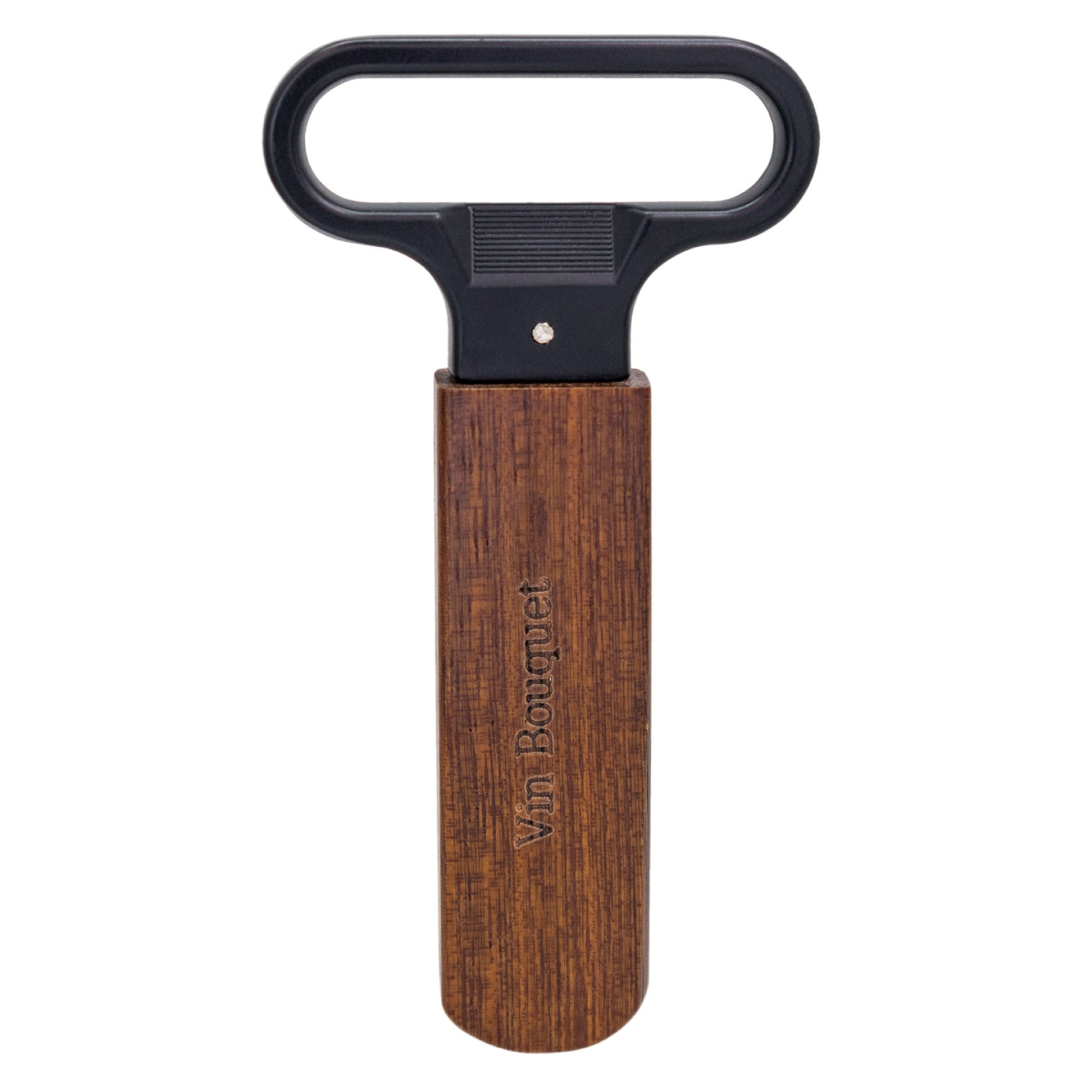 Sacacorchos mayordomo de láminas Madera-Negro,Plateado