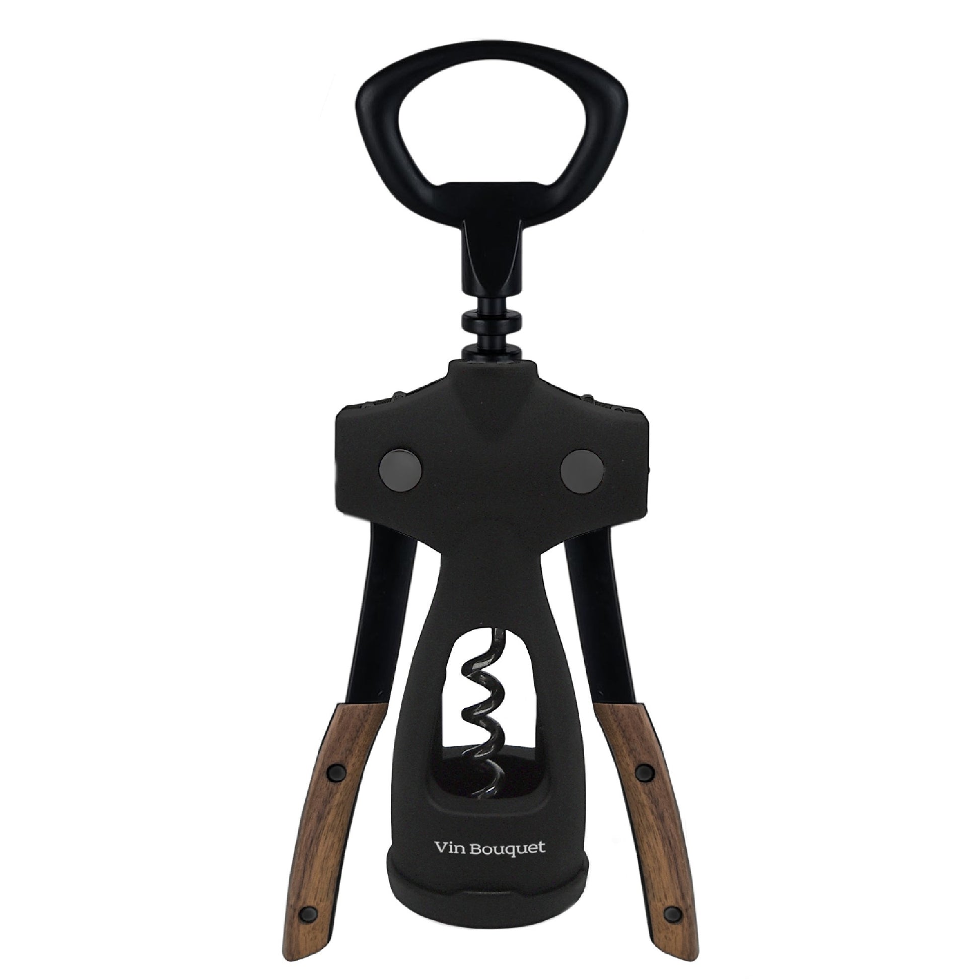 Sacacorchos de alas con mango de madera