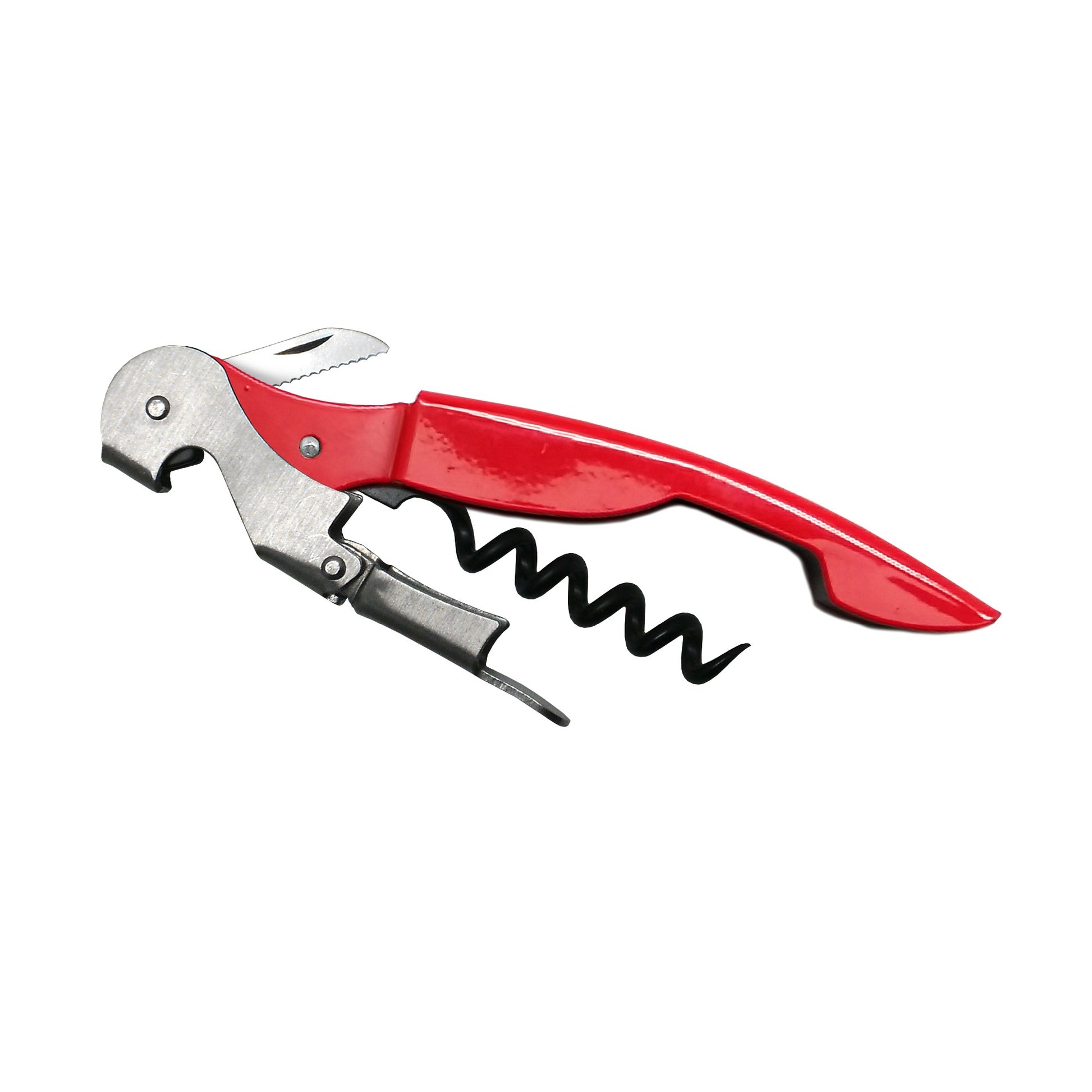 Sacacorchos profesional 2 tiempos Rojo