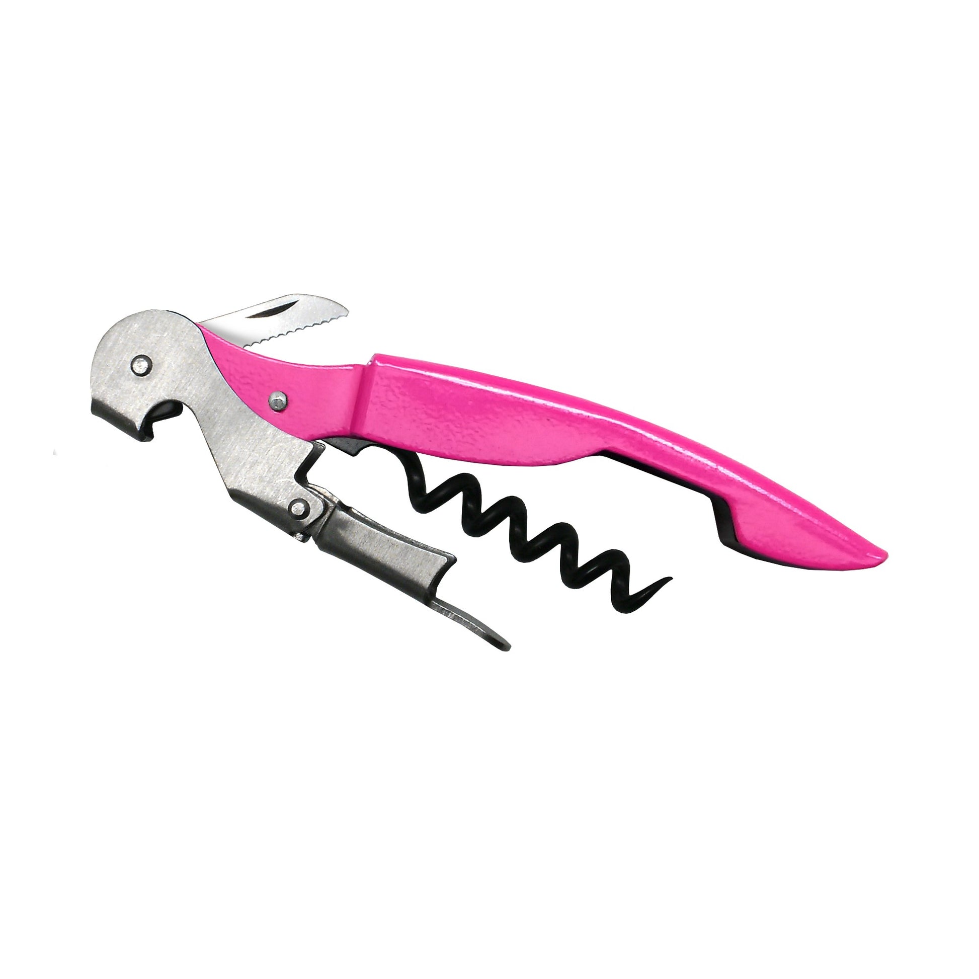 Sacacorchos profesional 2 tiempos Rosa