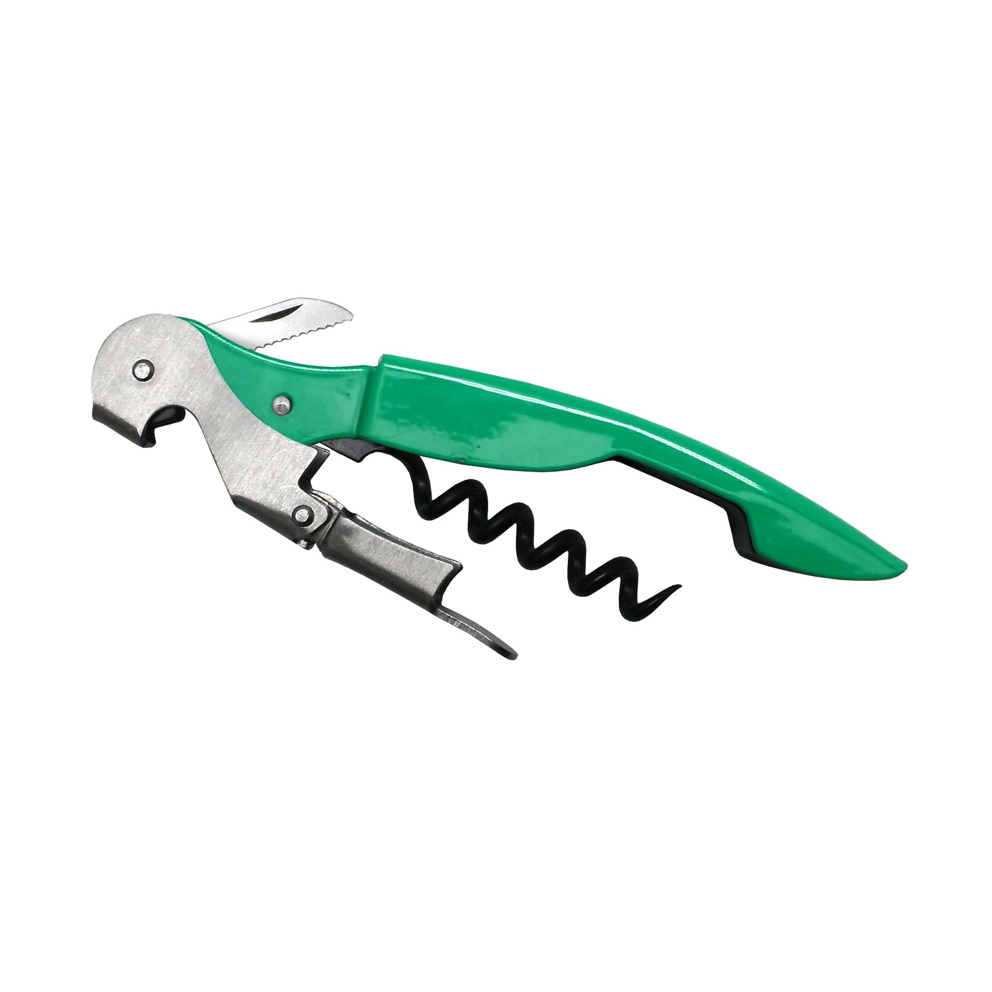 Sacacorchos profesional 2 tiempos Verde