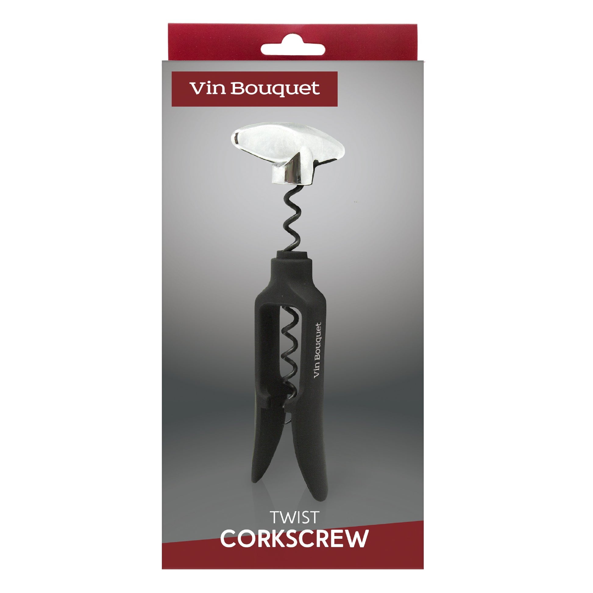 Sacacorchos giratorio clásico de acero inoxidable