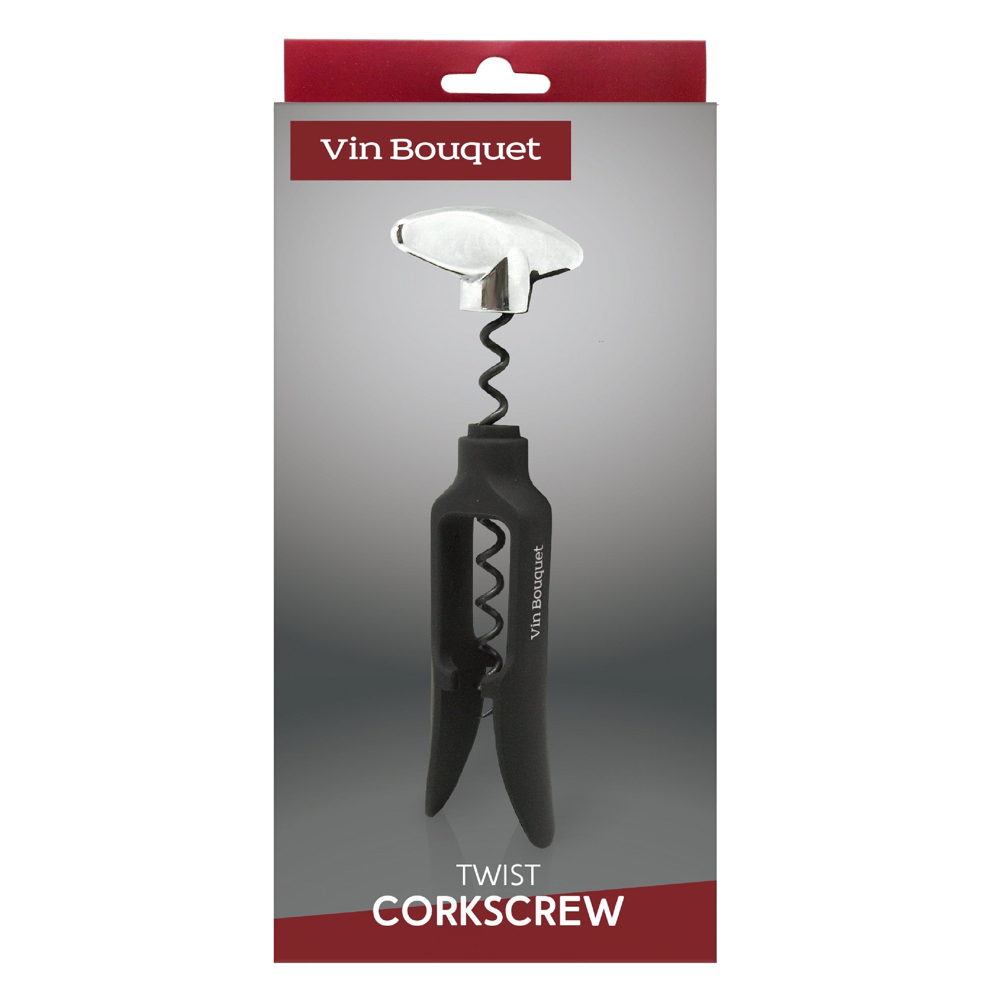 Sacacorchos giratorio clásico de acero inoxidable