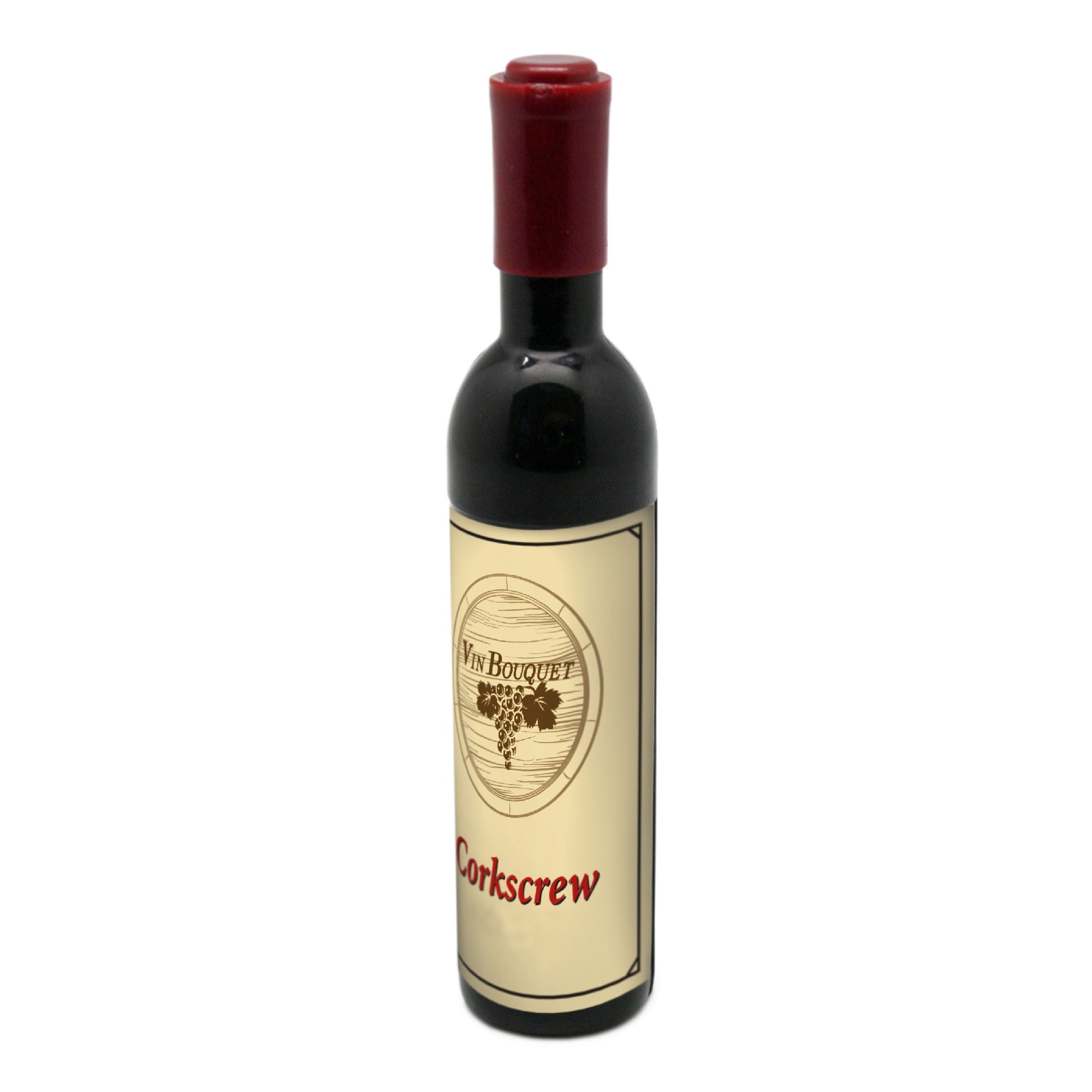 Sacacorchos forma botella de vino con imán