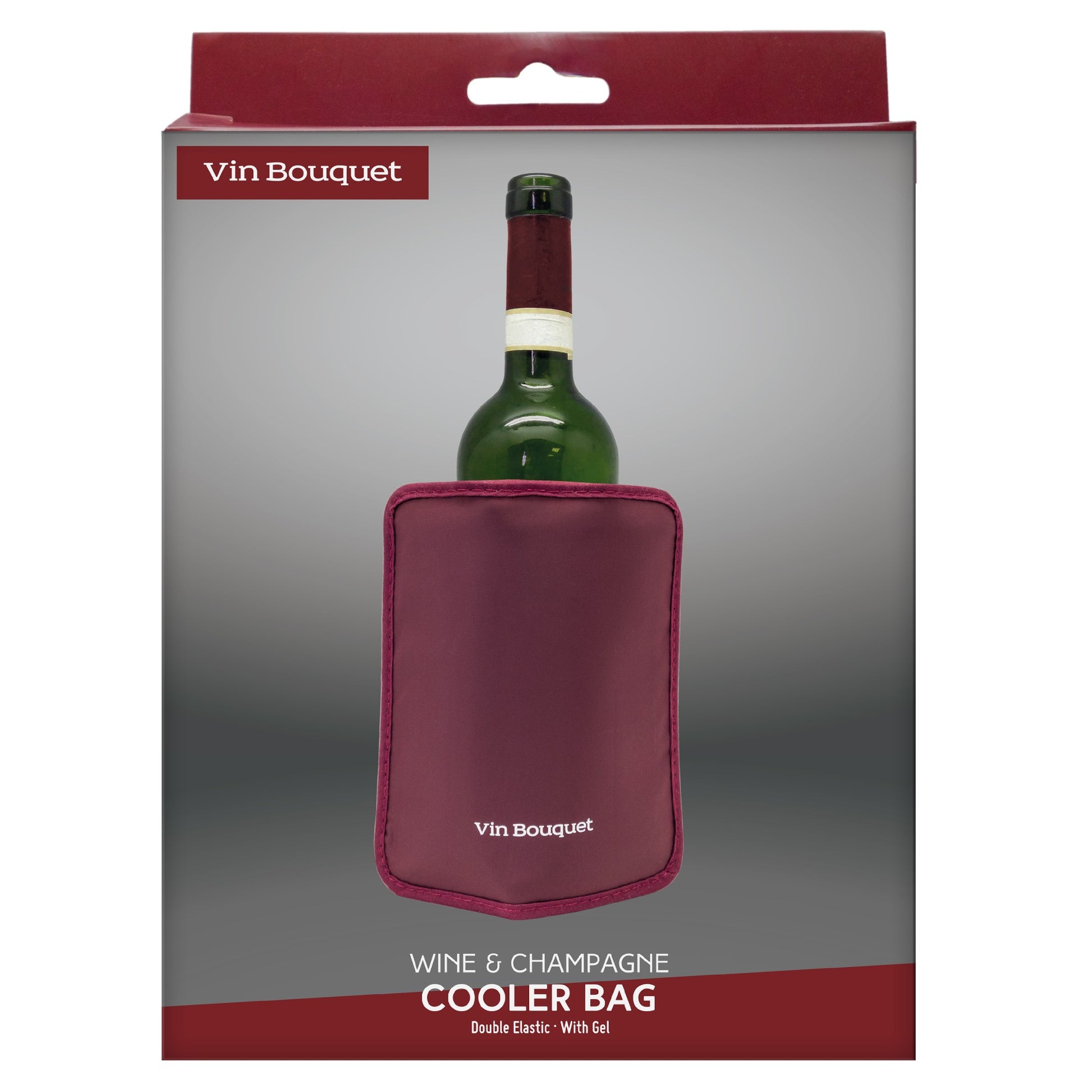 Funda Enfriadora Pro para Botellas de Vino Burdeos,Negro,Plateado,Rojo,Azul,Blanco