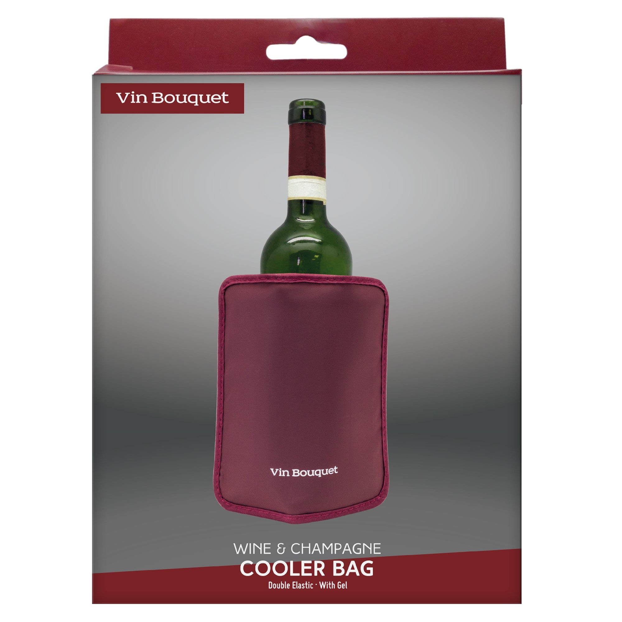 Funda Enfriadora Pro para Botellas de Vino Burdeos,Negro,Plateado,Rojo,Azul,Blanco