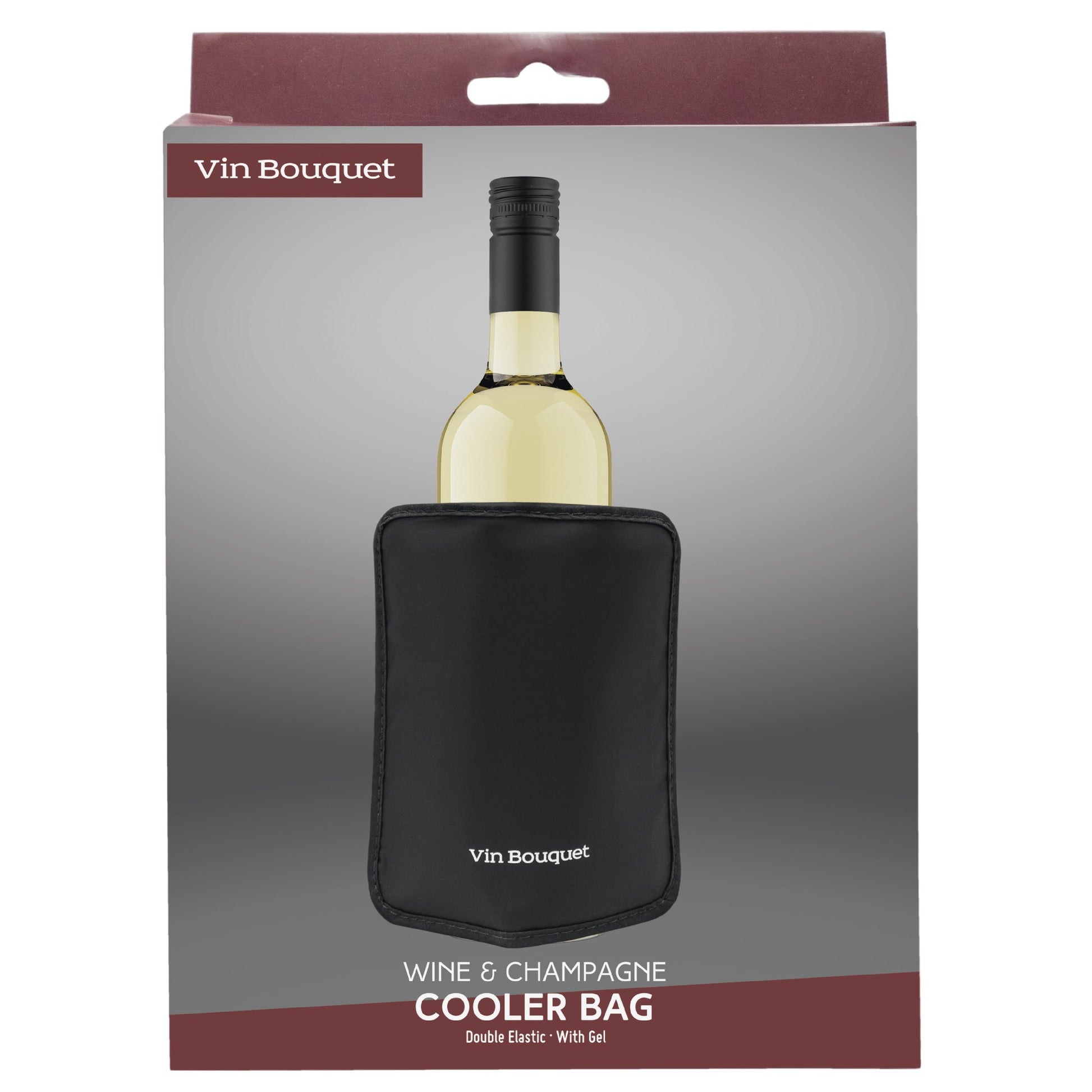 Funda Enfriadora Pro para Botellas de Vino Burdeos,Negro,Plateado,Rojo,Azul,Blanco