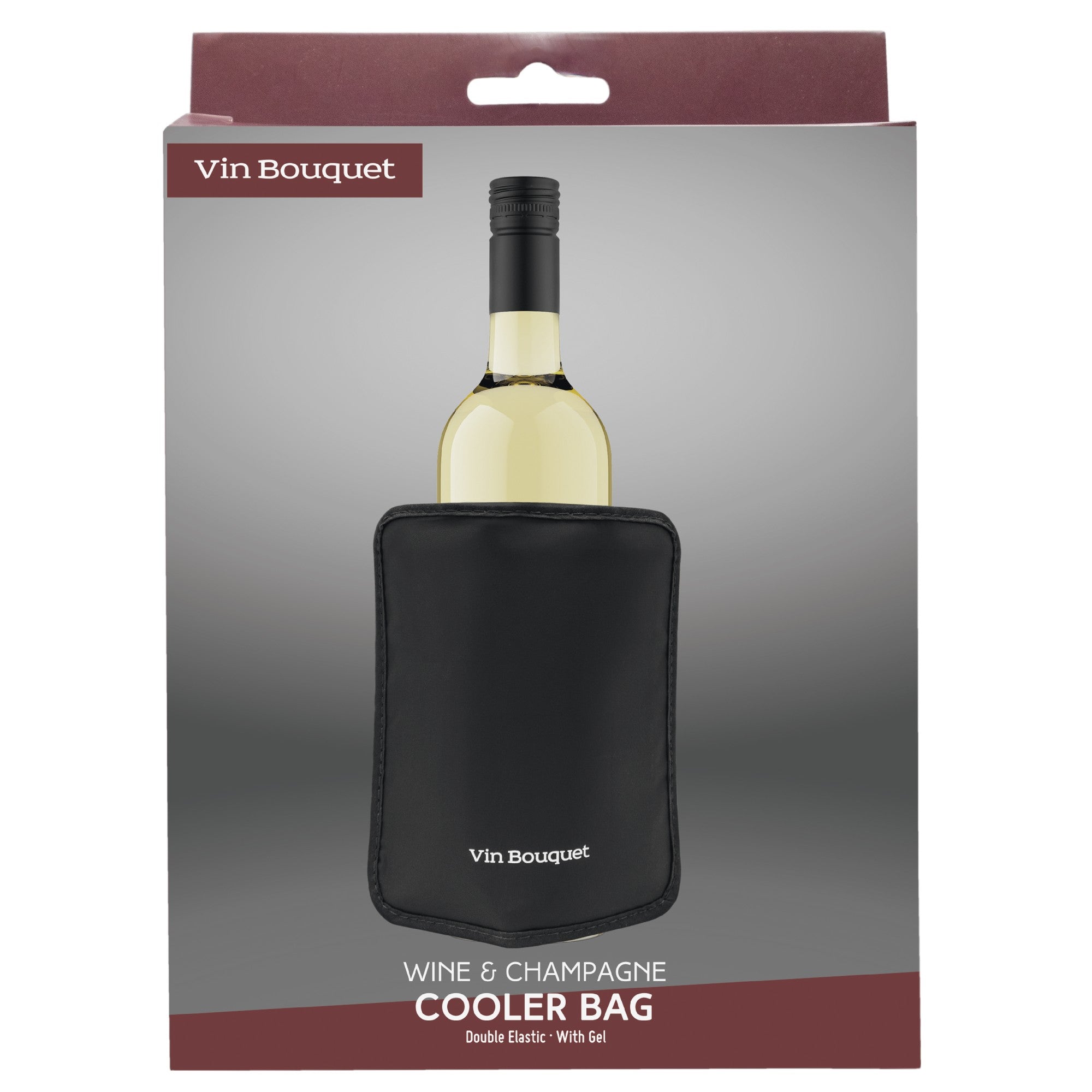 Funda Enfriadora Pro para Botellas de Vino Burdeos,Negro,Plateado,Rojo,Azul,Blanco