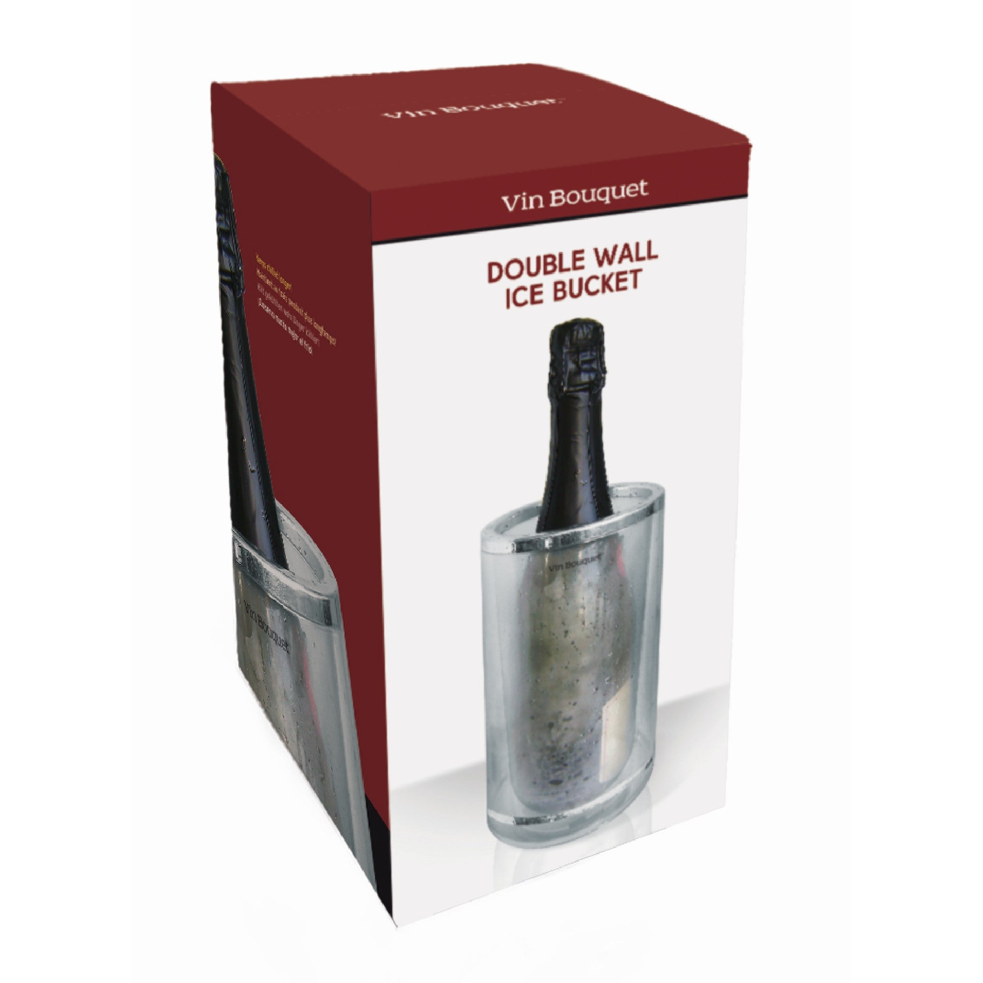 Cubitera de Doble Pared Transparente