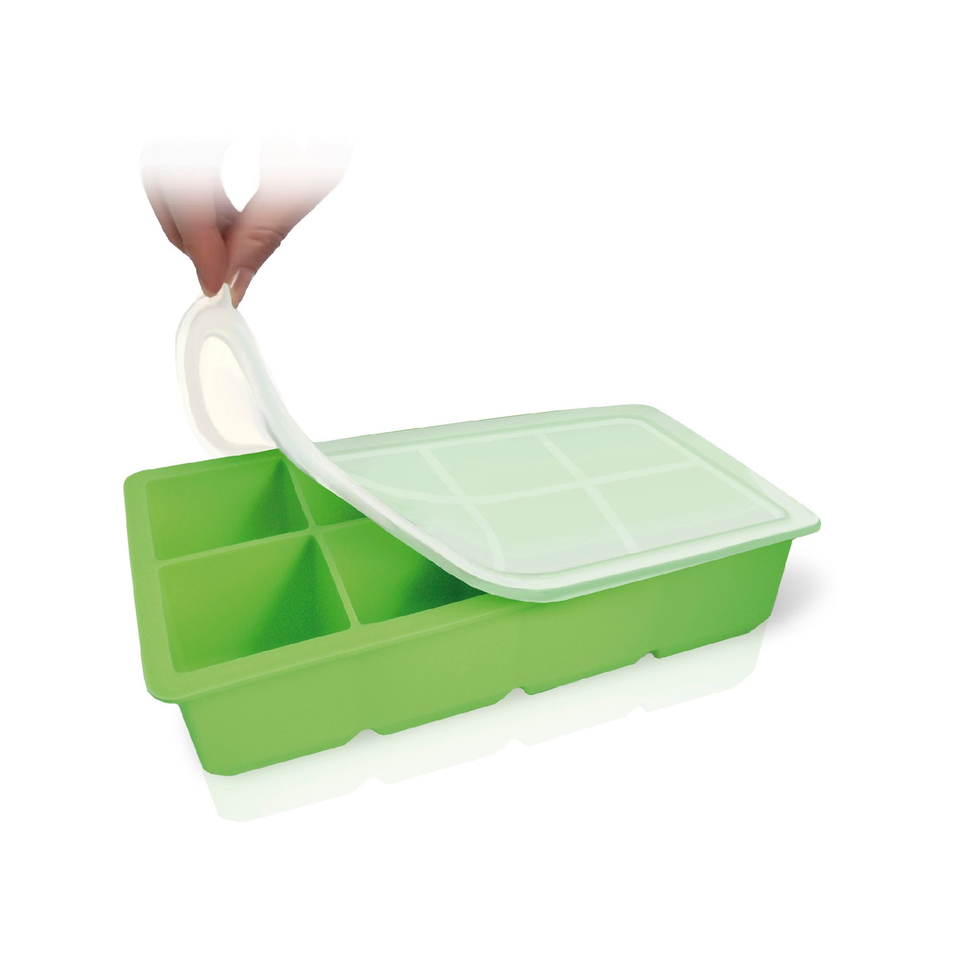 Molde Cubos de Hielo XL – Hielos que roban miradas 4.5 x 4.5 cm - 6 cubos,5 x 5 cm - 8 cubos