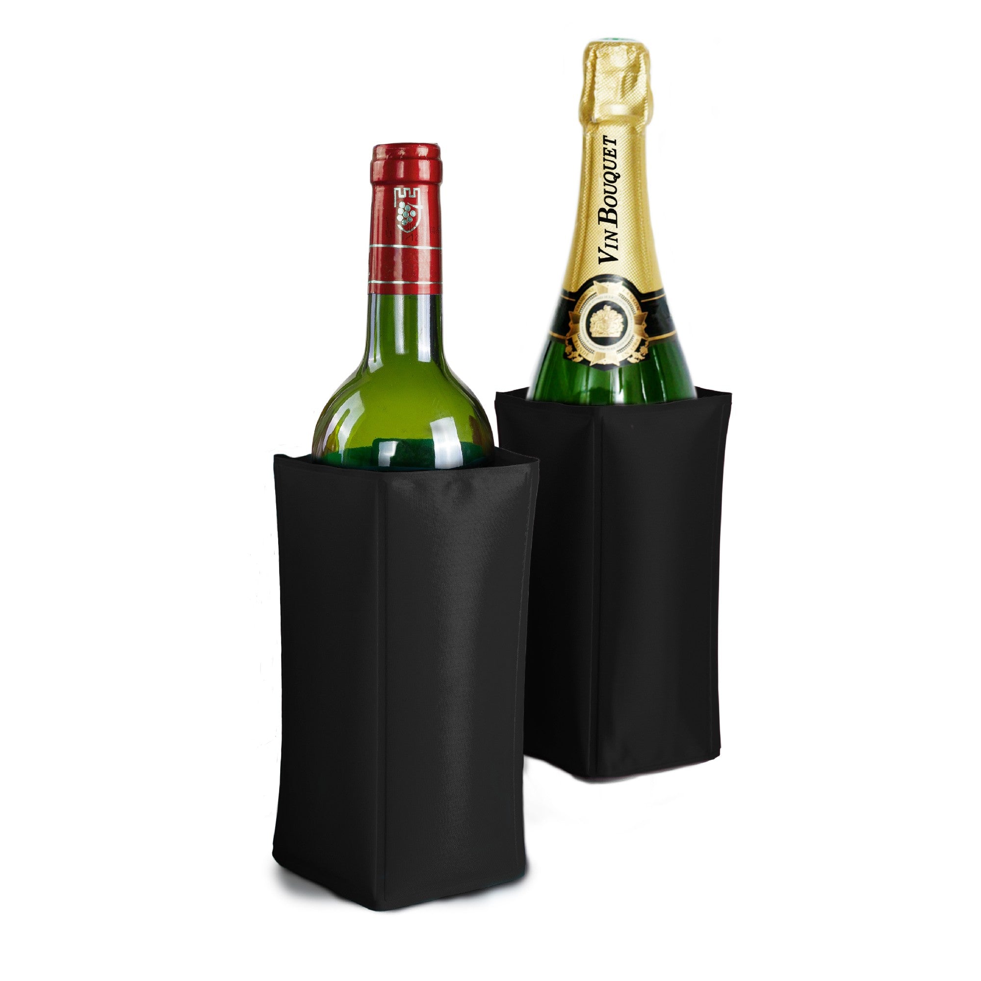 Funda Enfriadora con Gel para Botellas Negro