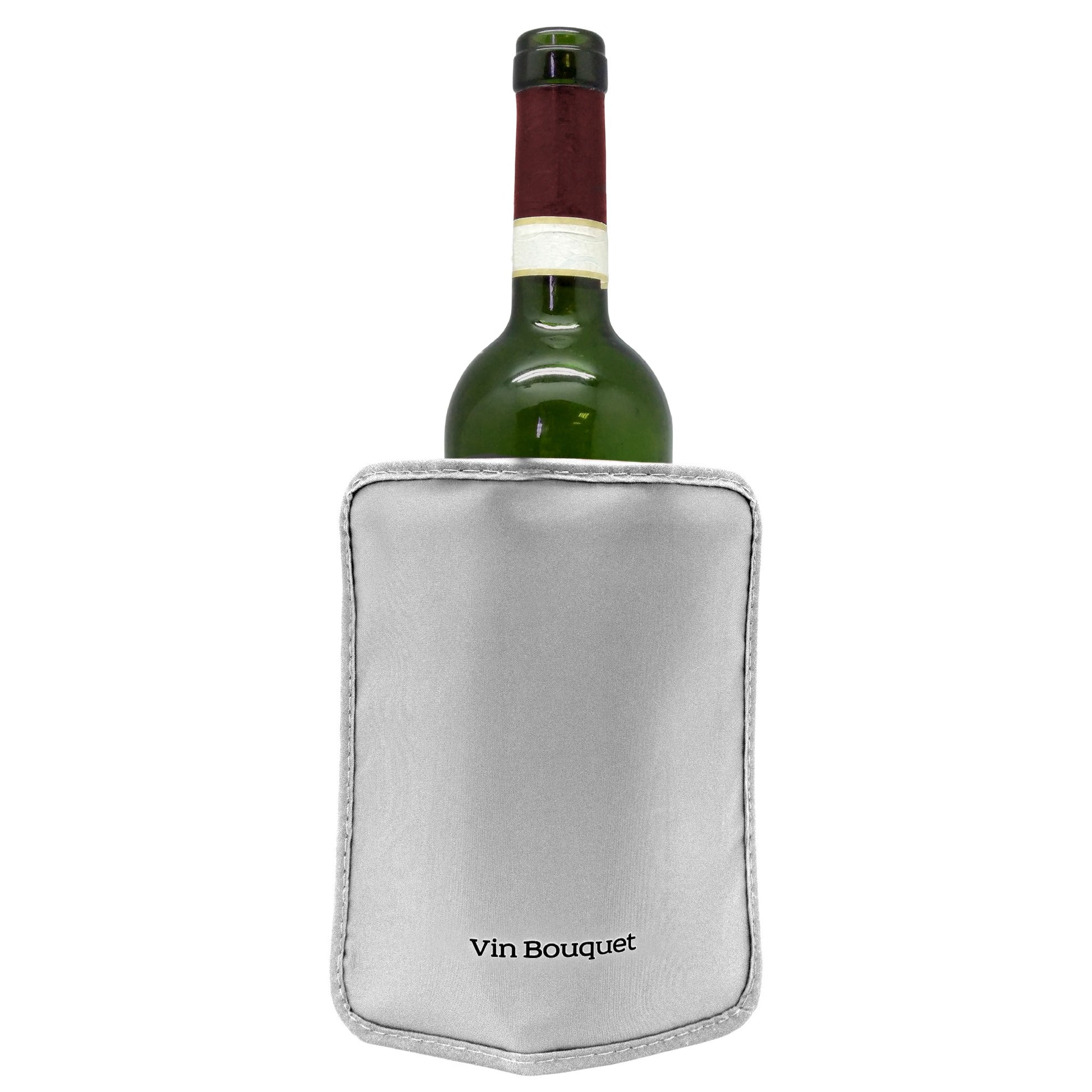 Funda Enfriadora Pro para Botellas de Vino Plateado