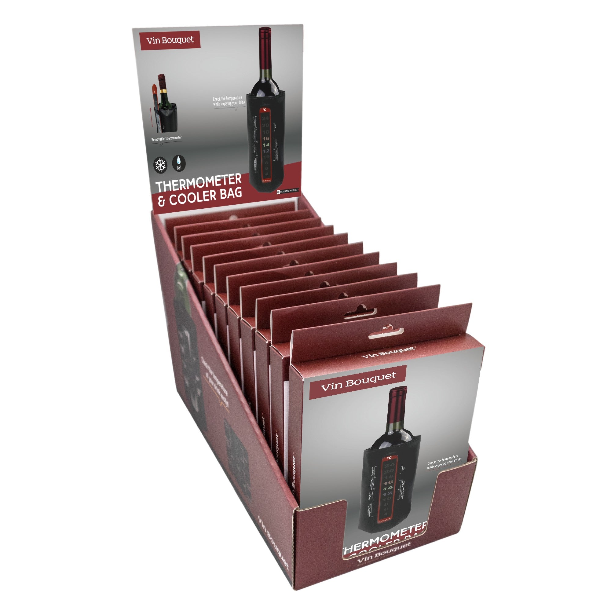 Funda Enfriadora con Termómetro para Vino